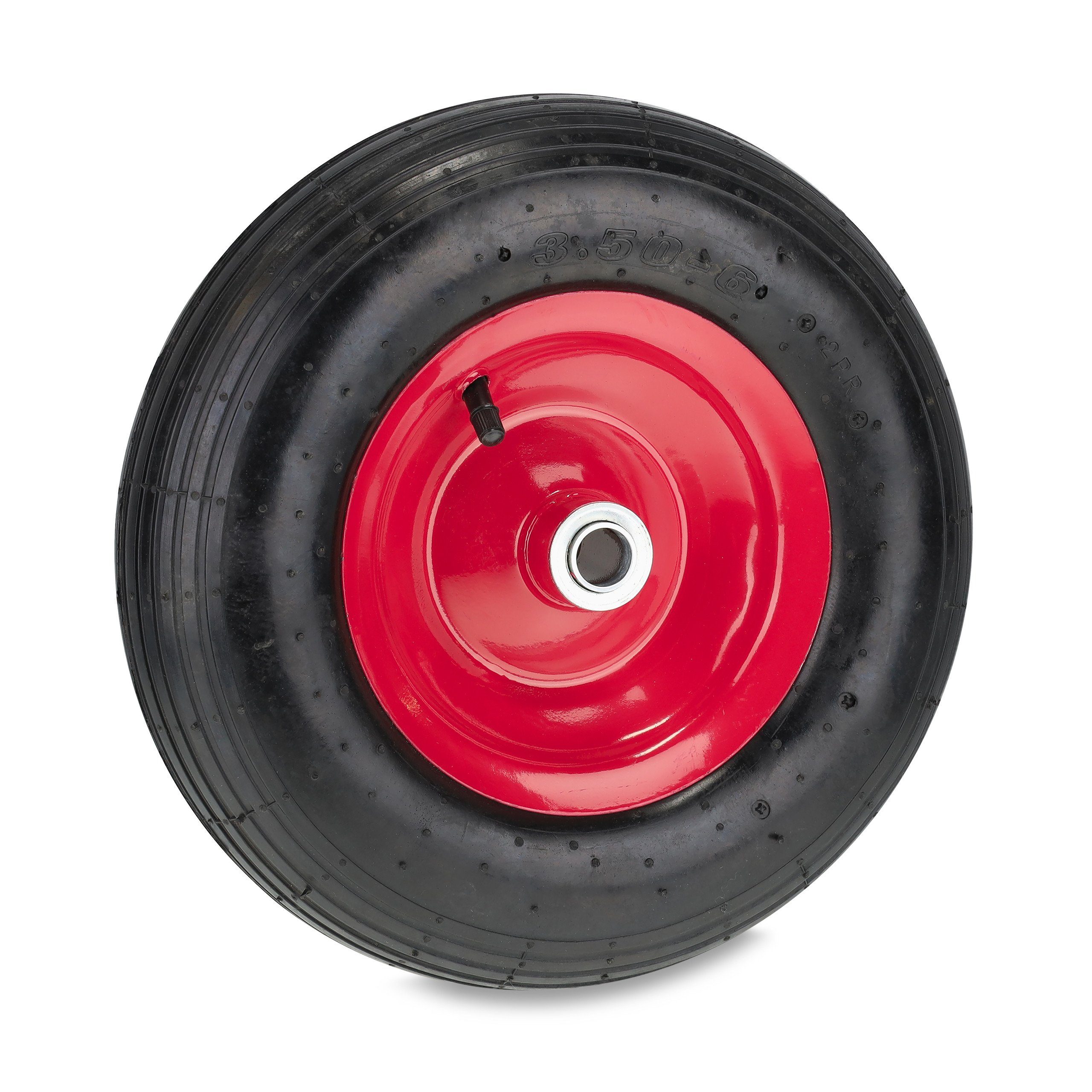 relaxdays Schubkarren-Rad Schubkarrenrad 3.50-6