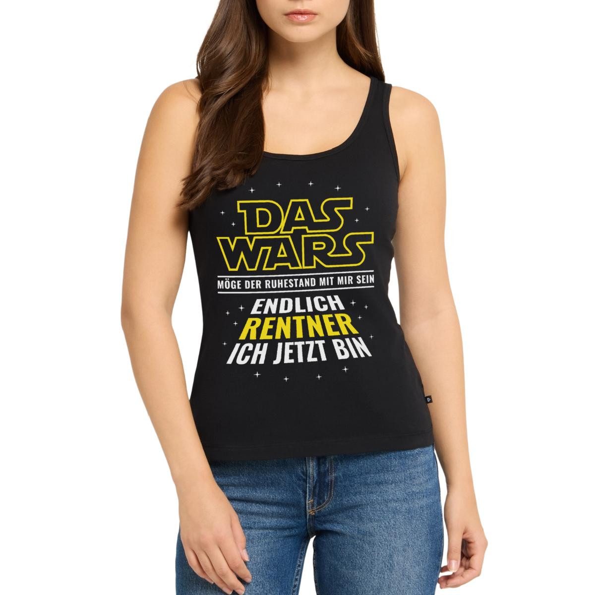 T-Shirt Endlich Rentner Lustiger Ruhestand Spruch Frauen Premium Tank Top
