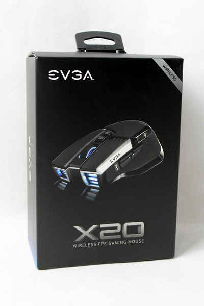EVGA X20 Gaming Mouse, Wireless (903-T1-20GR-K3) Gaming-Maus
