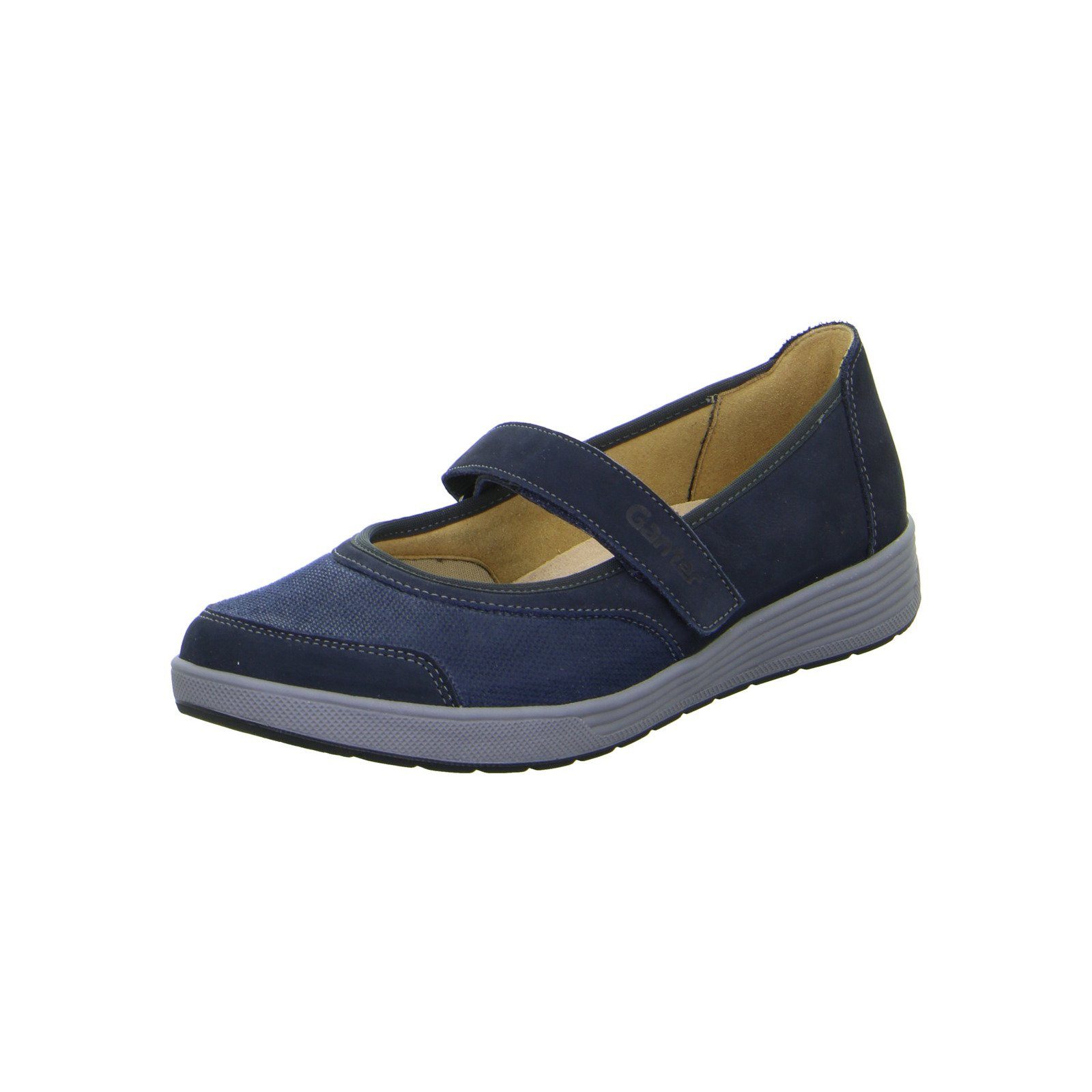 Ganter Klara - Damen Schuhe Slipper blau