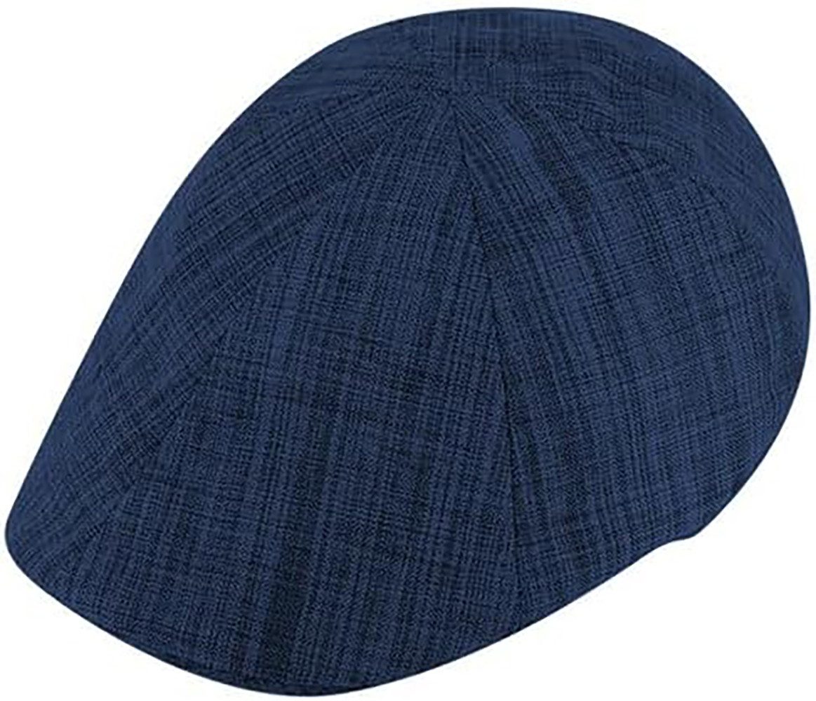 Fiebig Flat Cap 6-Panel Cap, Flatcap mit flexiblem Gummizug, Schirmmütze