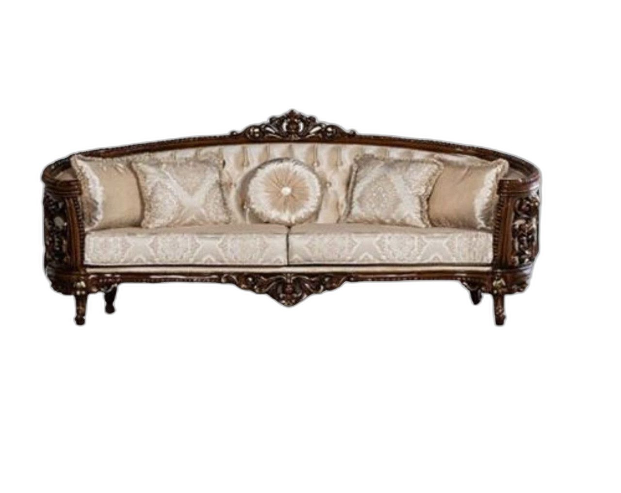 Xlmoebel 3-Sitzer Klassisches Barock Sofa in Luxusdesign mit eleganter Polsterung, 1 Teile, Hergestellt in Europa