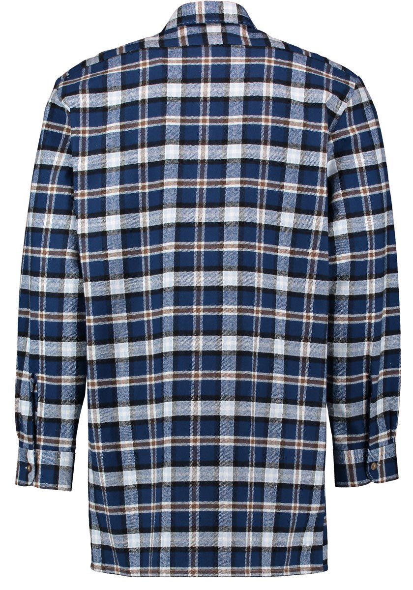 Condor Flanellhemd Isboia 90cm langes Herren Langarm Arbeitshemd mit aufges günstig online kaufen