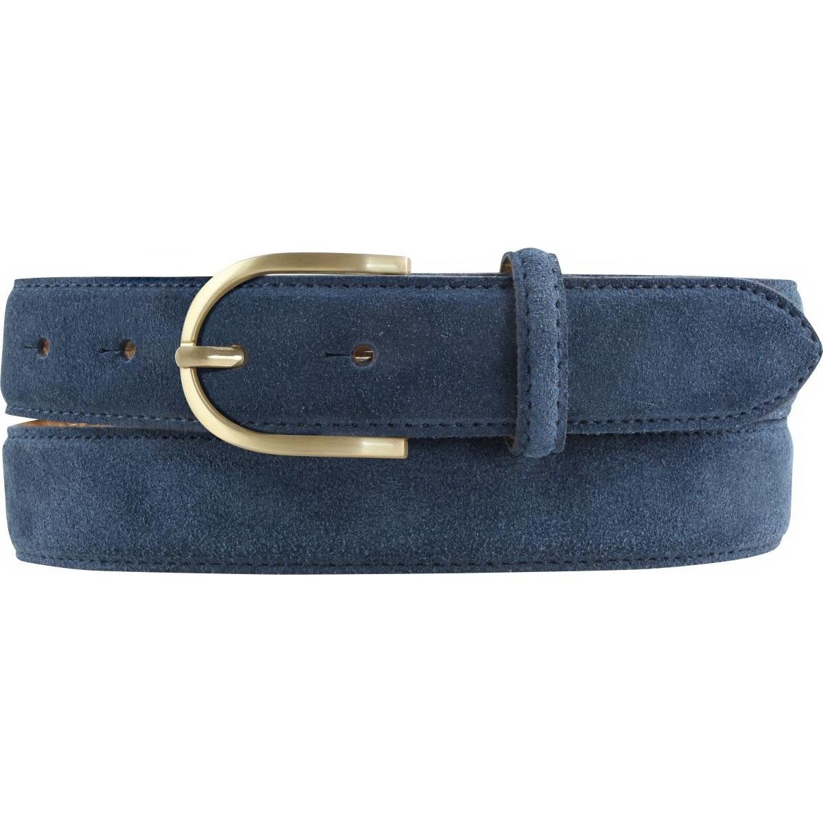 BELTINGER Ledergürtel Damen-Gürtel aus Veloursleder 3,0 cm - Velour-Ledergürtel für Damen 30 (1-St)
