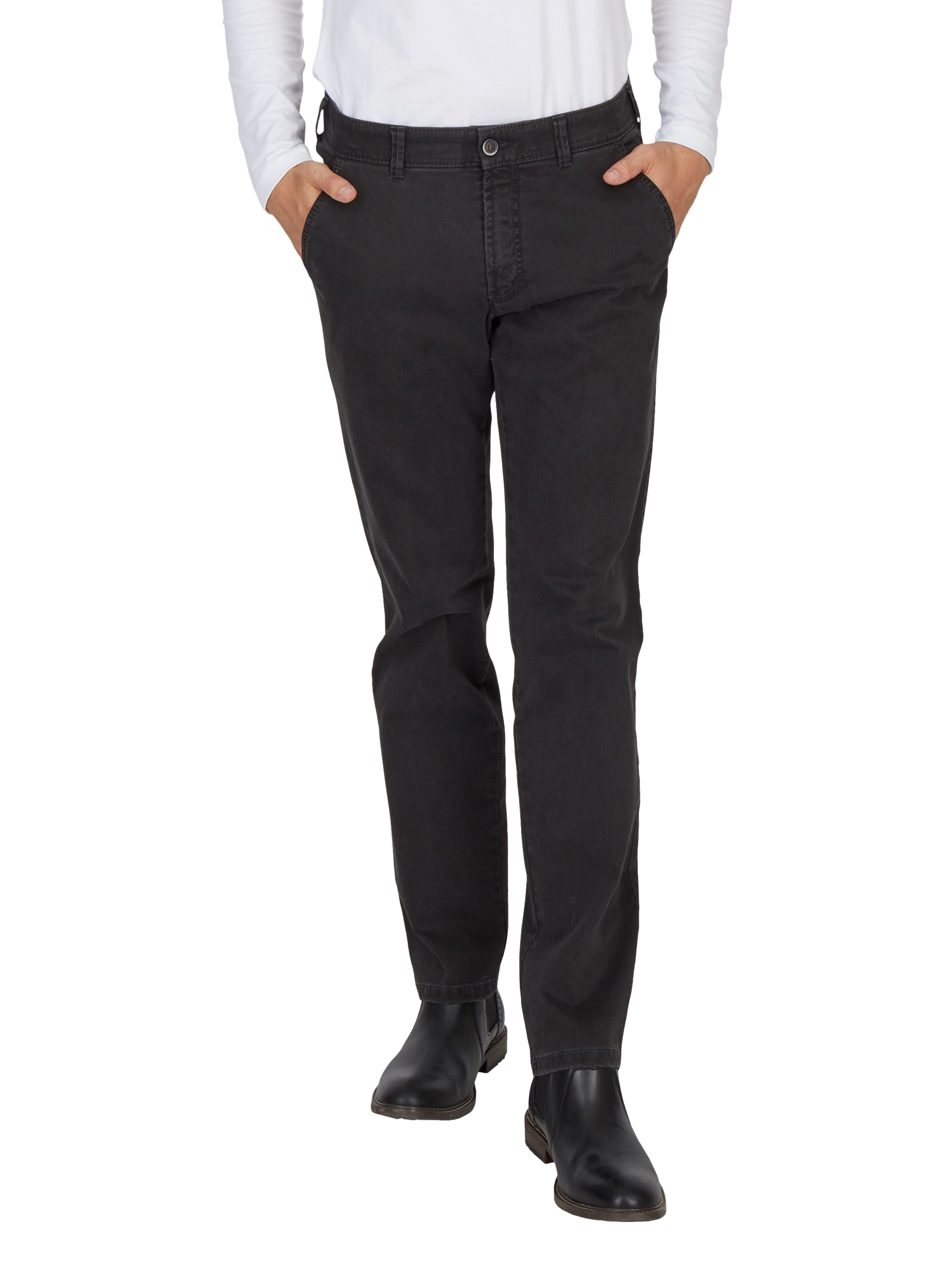 Chinohose Chino/Flat Front Hose GARVEY 6421 - anthrazit - Herrenhose - 27