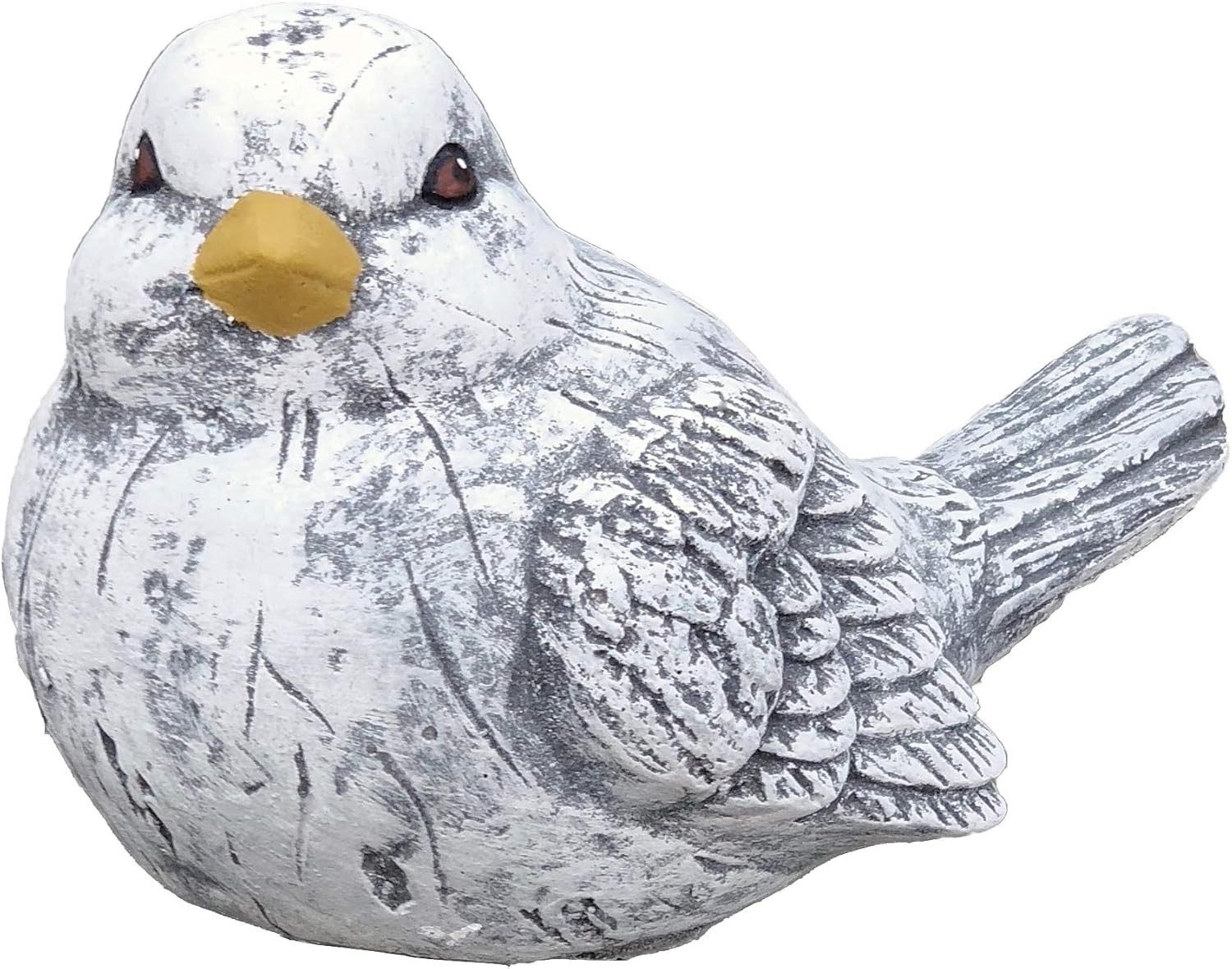 Gartenfigur Frostfeste Steinfigur Vogel Bert