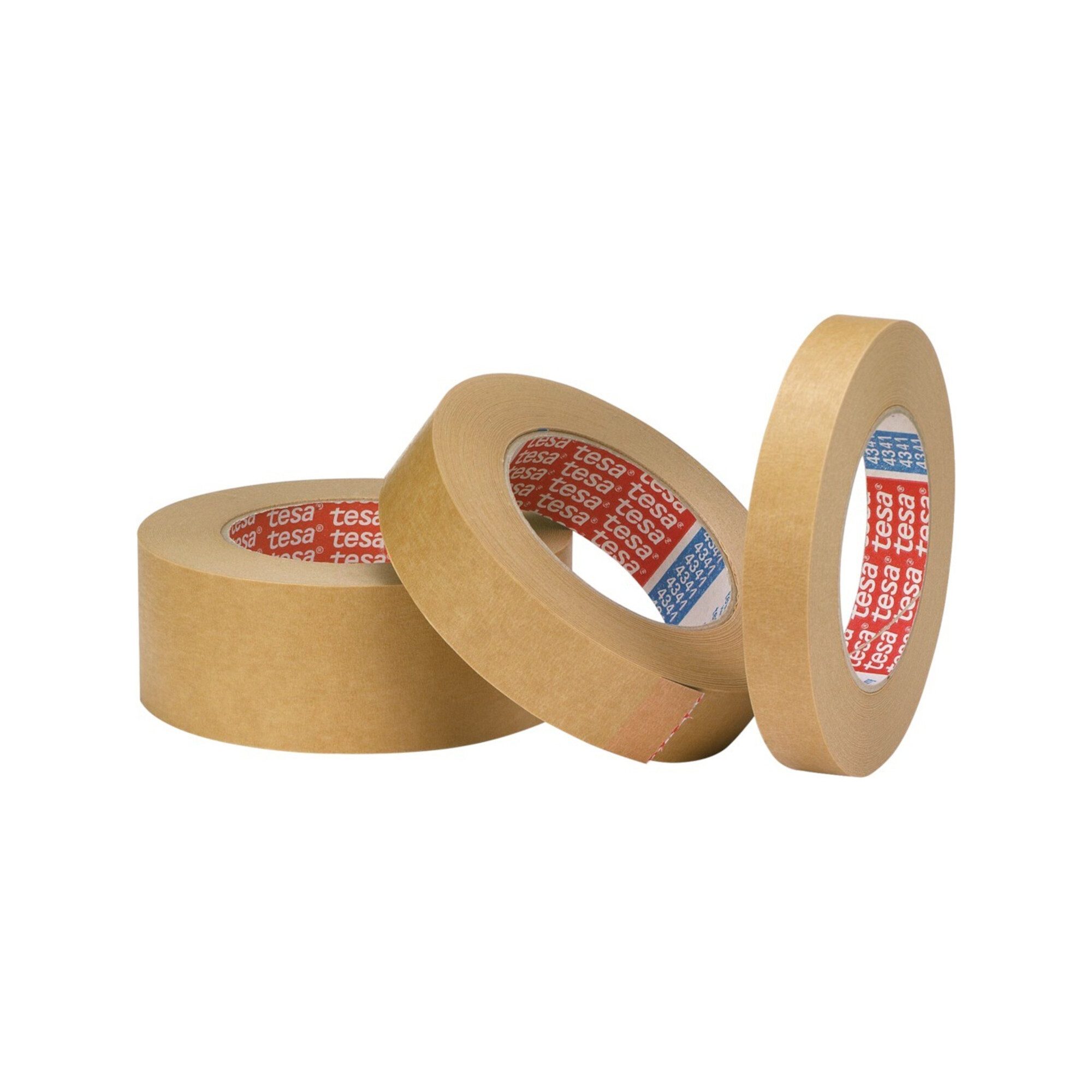 tesa tesakrepp® 4341 Lackierkrepp 50 m × 38 mm hellbraun leicht gekreppt 8