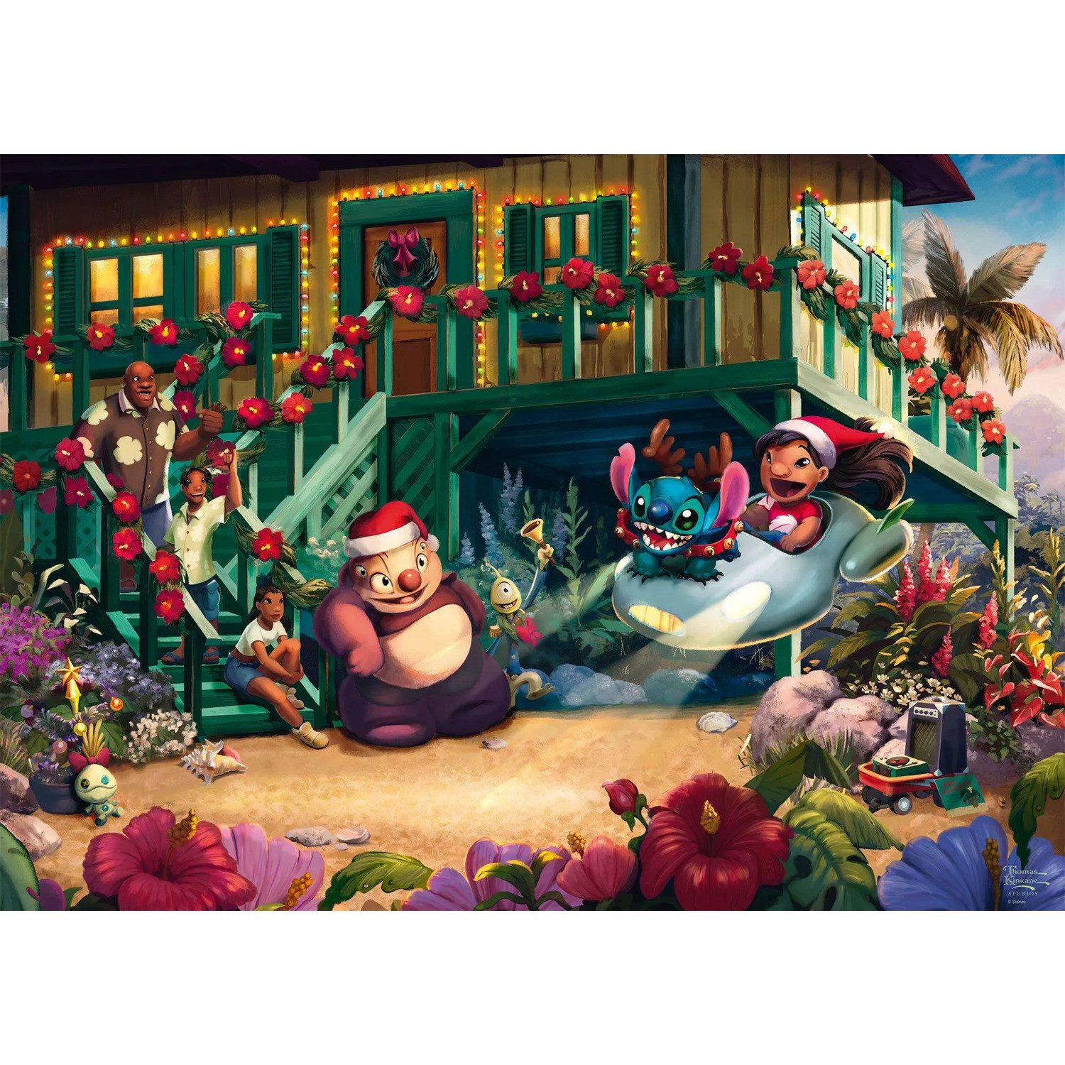 Schmidt Spiele Puzzle Disney, Lilo and Stitch Aloha Christmas, 1000 Puzzlet günstig online kaufen