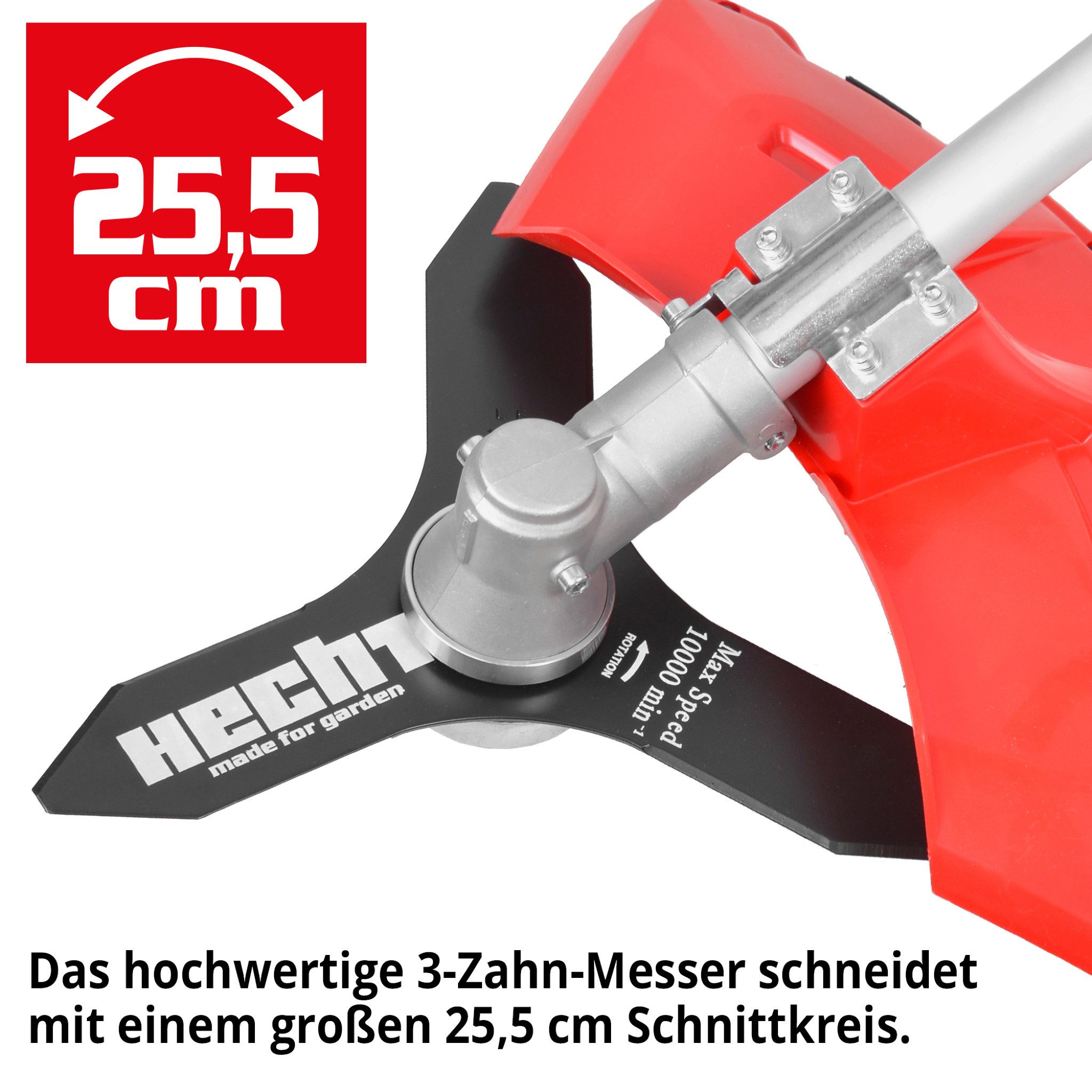 Hecht Benzin-Freischneider mit Tragegurt 3,1 PS, Auftipp-Automatik mit Fade günstig online kaufen