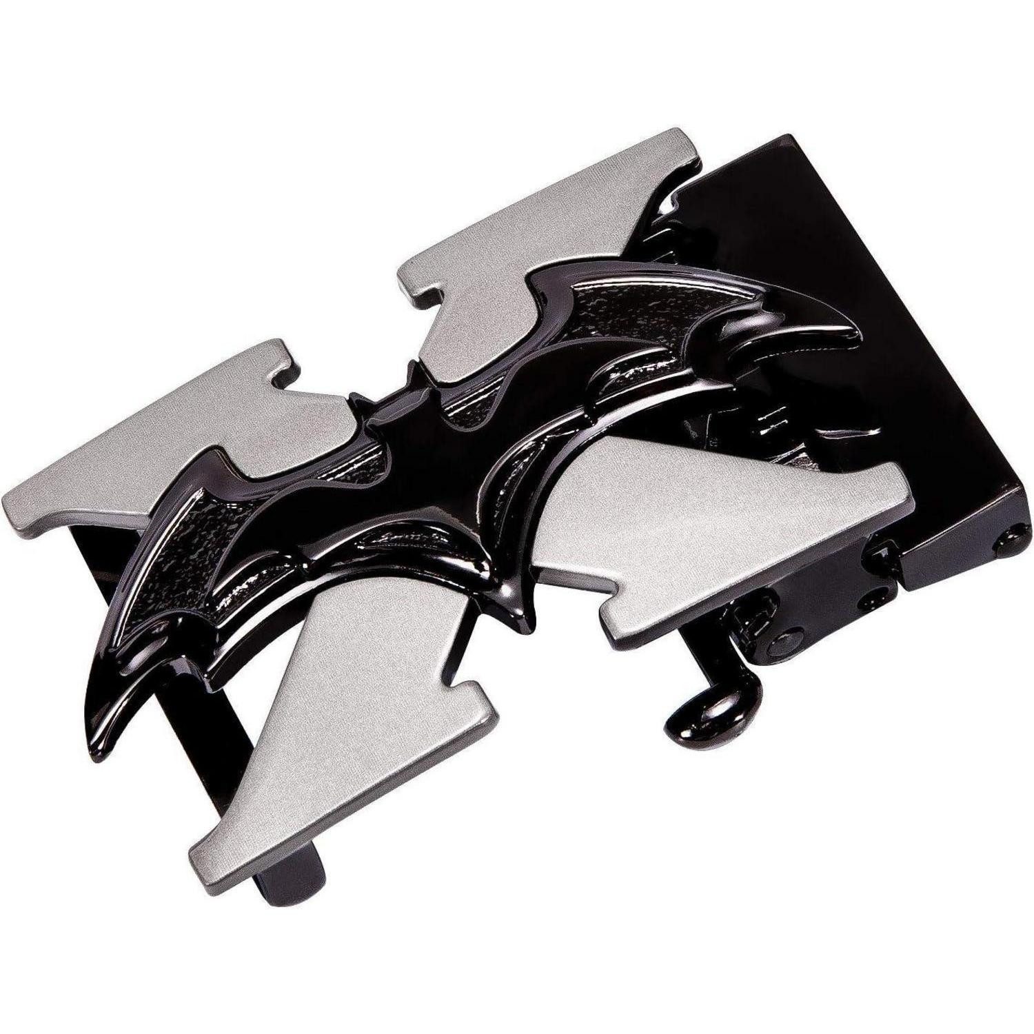 LuxusKollektion Krawatte Gürtel Herren Ratschen Schwarzer Batman 110 cm -43 Zoll, einstellbar