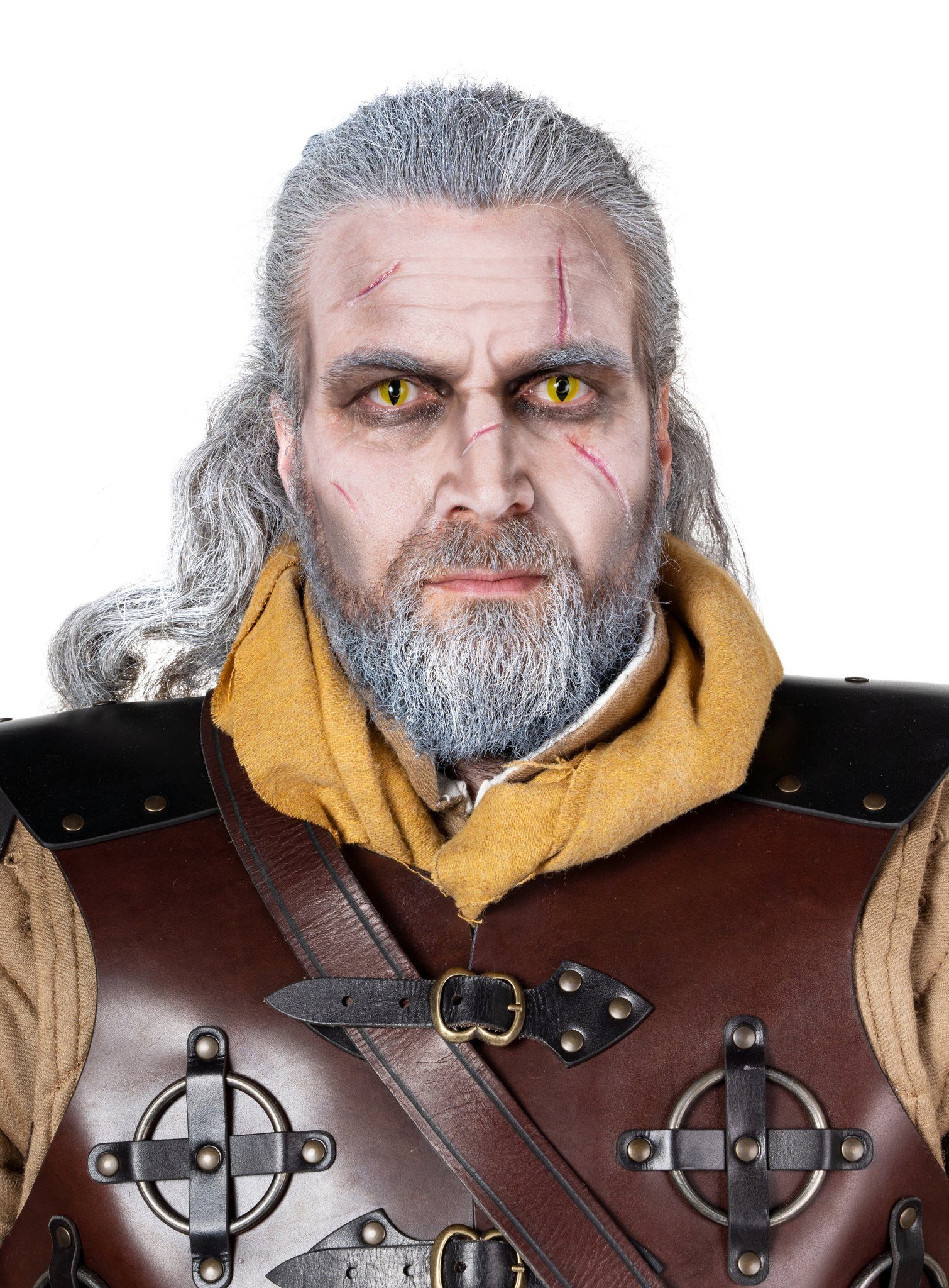 Maskworld Theaterschminke Haarspray weiß Hexe - Karneval Faschingskostüm, Stilisch kostümiert bis in die Haarspitze mit dem Farbspray