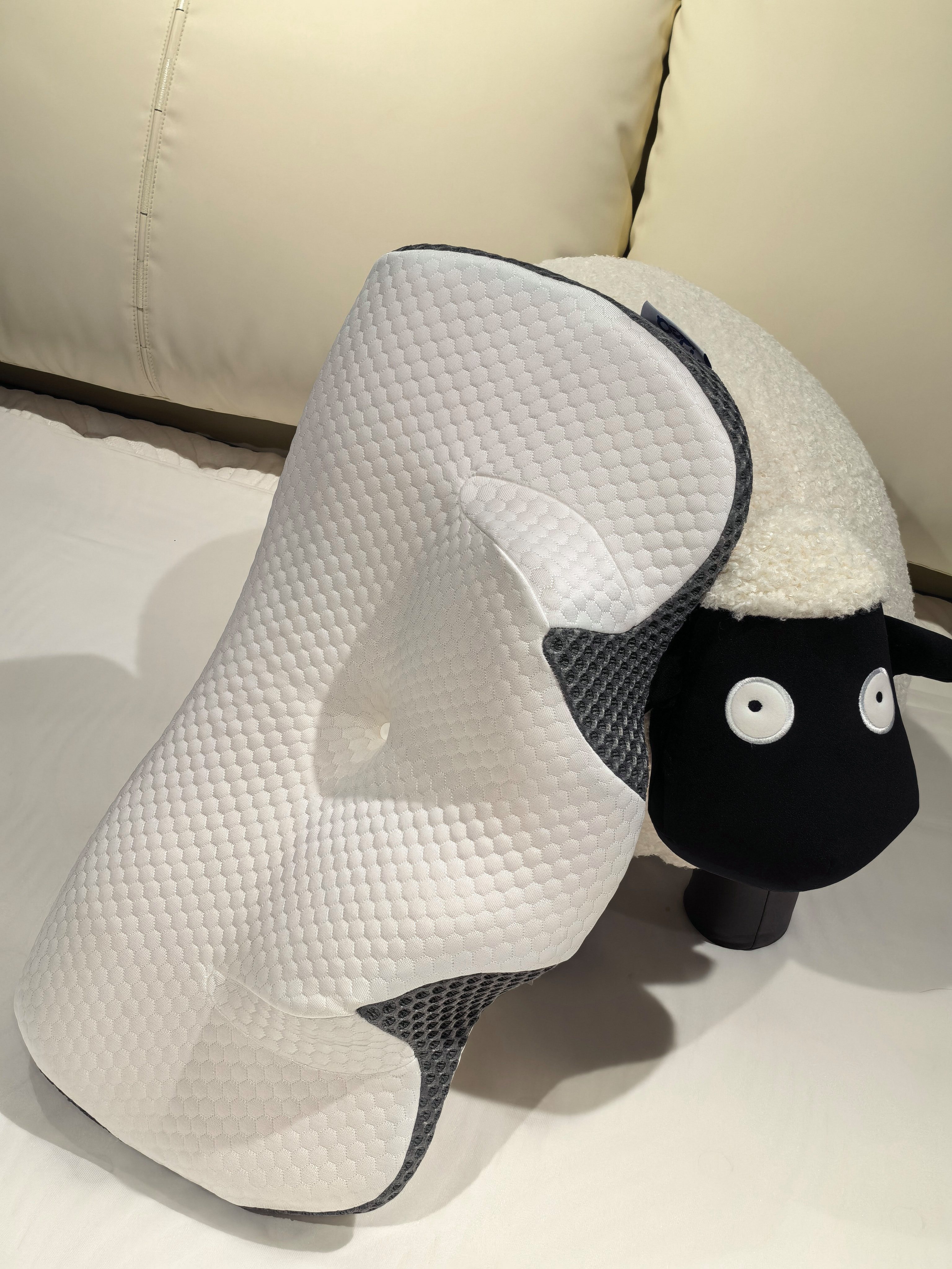 Esun Kopfkissen Nackenstützkissen, Kopfkissen Memory Foam, Kissen Seitenschläferkissen, Füllung: Rückstellschaum, Rückenschlafer, Bauchschlafer, Seitenschlafer, Set, Kissen, Pillow Kissen für Seiten, Rücken & Bauchschläfer
