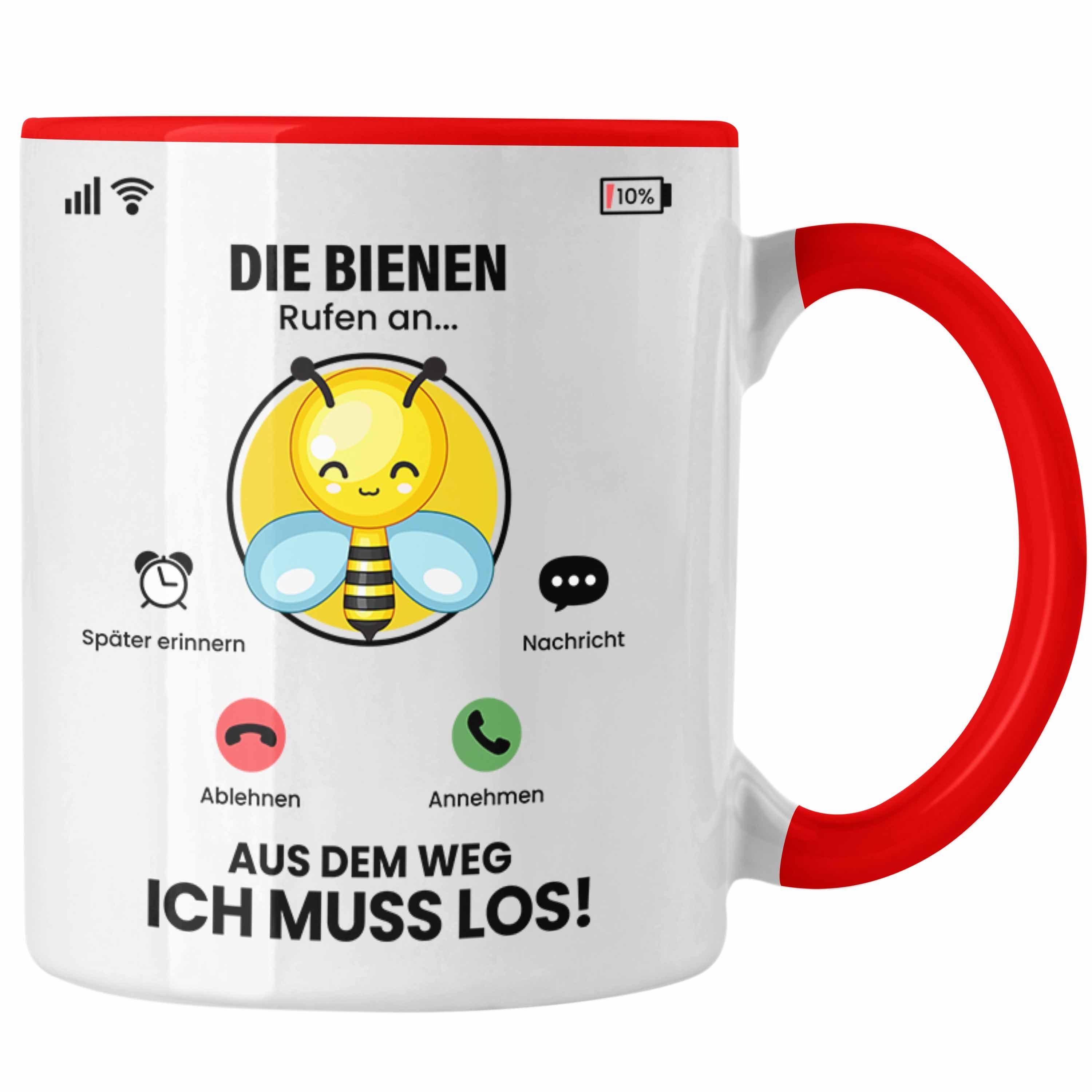 Geschenk Die Tasse Bienen Bienen Tasse An Geschen Rot Trendation Besitzer Rufen Züchter für