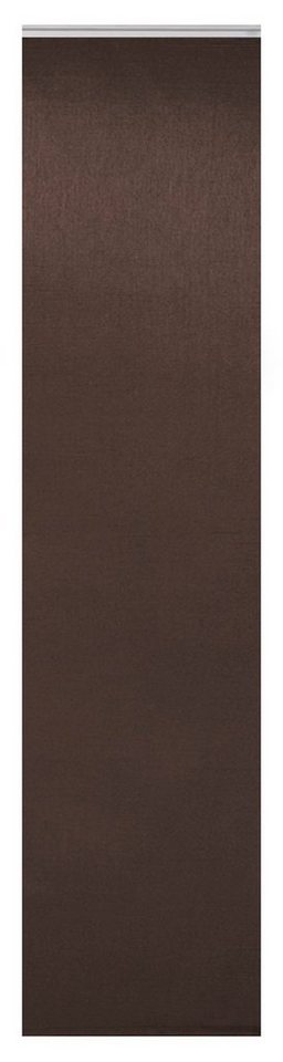 Schiebegardine Schiebegardine Wildseide Optik lichtdurchlässig ca.60x245 cm  Flächenvo, Haus und Deko, Paneelwagen (1 St), halbtransparent, Polyester