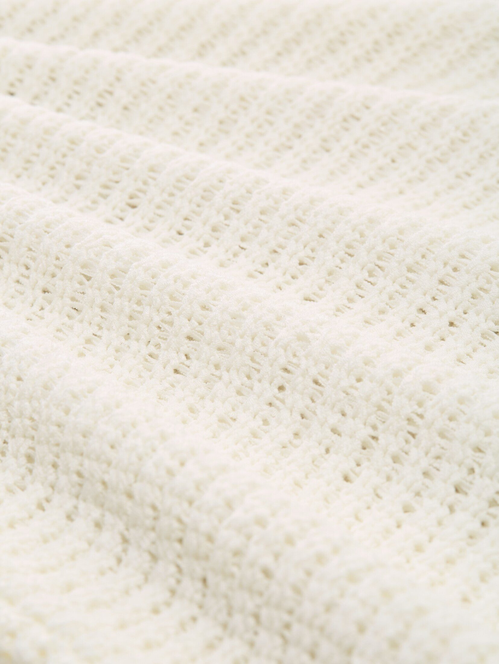 TOM TAILOR Denim Strickpullover Pullover & Strickjacken Pullover mit Lochmuster