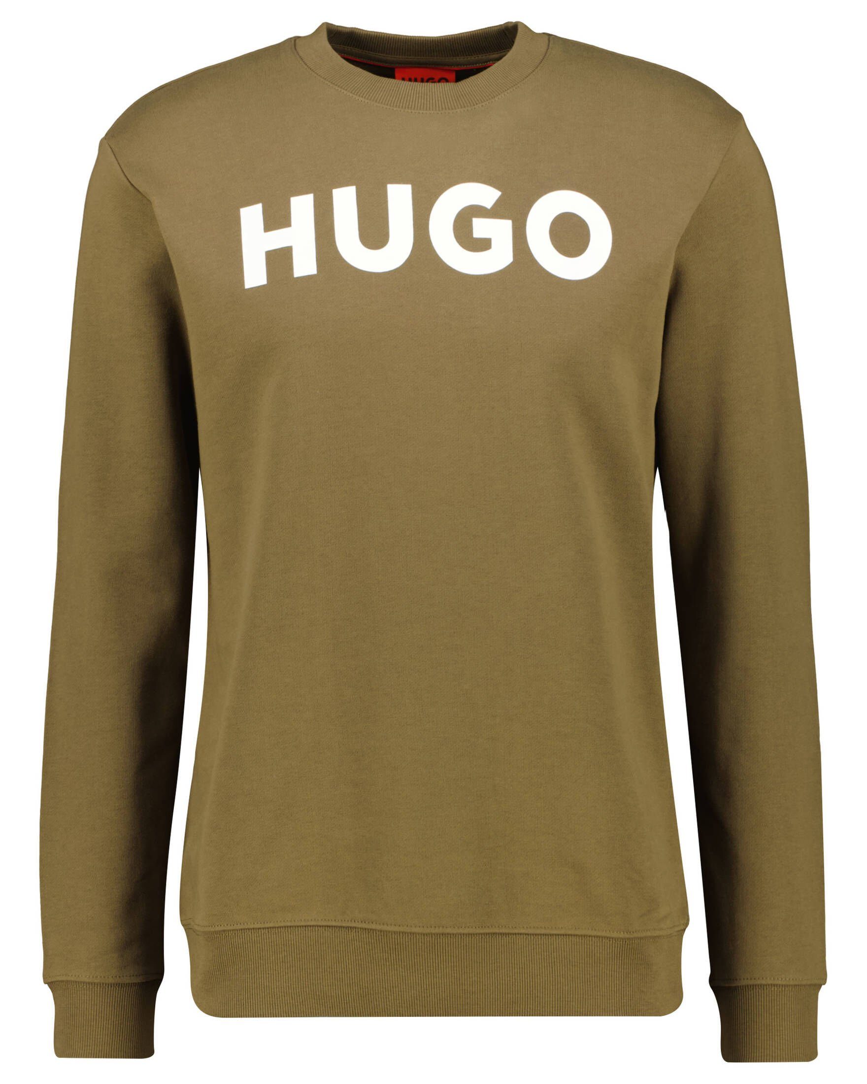 HUGO T-Shirt Herren Sweatshirt DEM (1-tlg) grün (43)