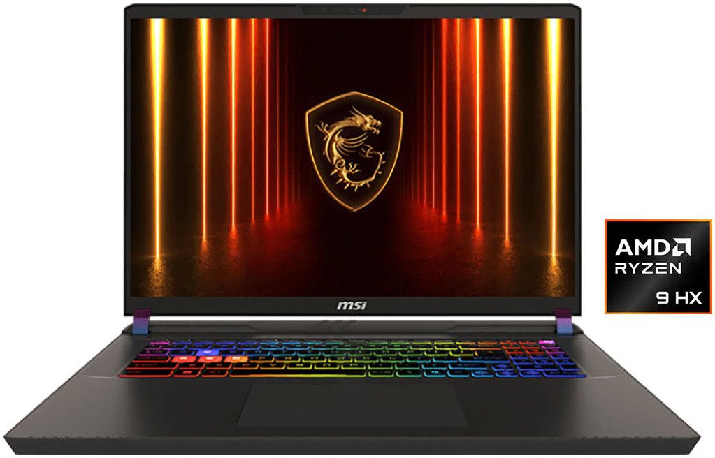 MSI Vector A16 HX A8WIG-015 Gaming-Notebook (40,6 cm/16 Zoll, AMD Ryzen 9 8940HX, GeForce RTX 5080, 32 GB, 1000 GB SSD)