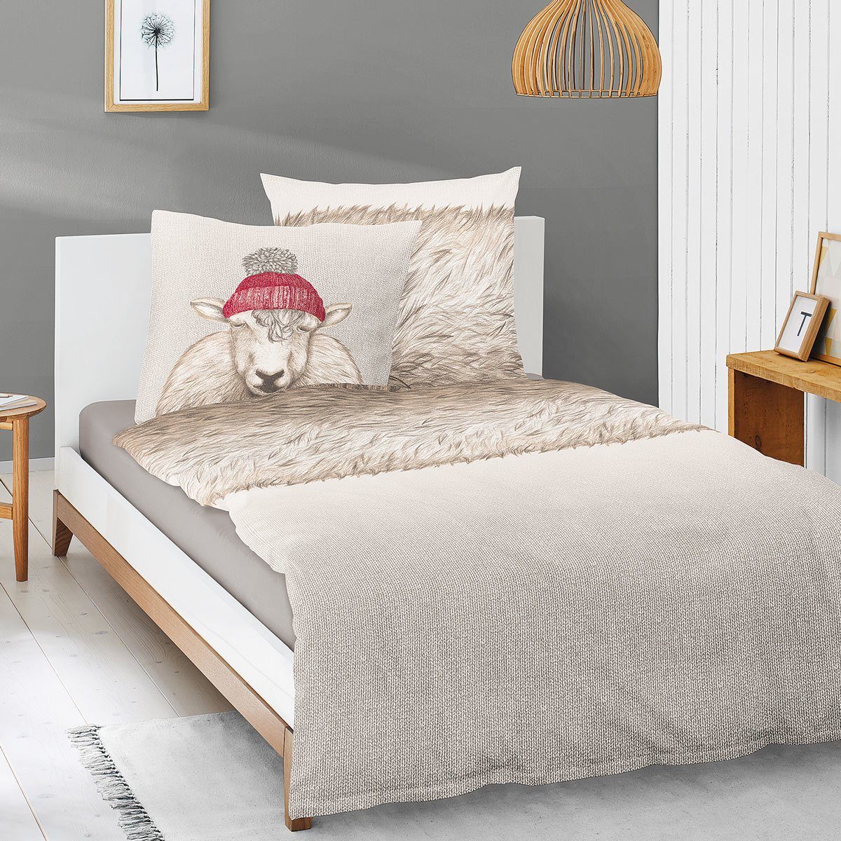 Irisette Bettwäsche, Biber, 2 teilig günstig online kaufen