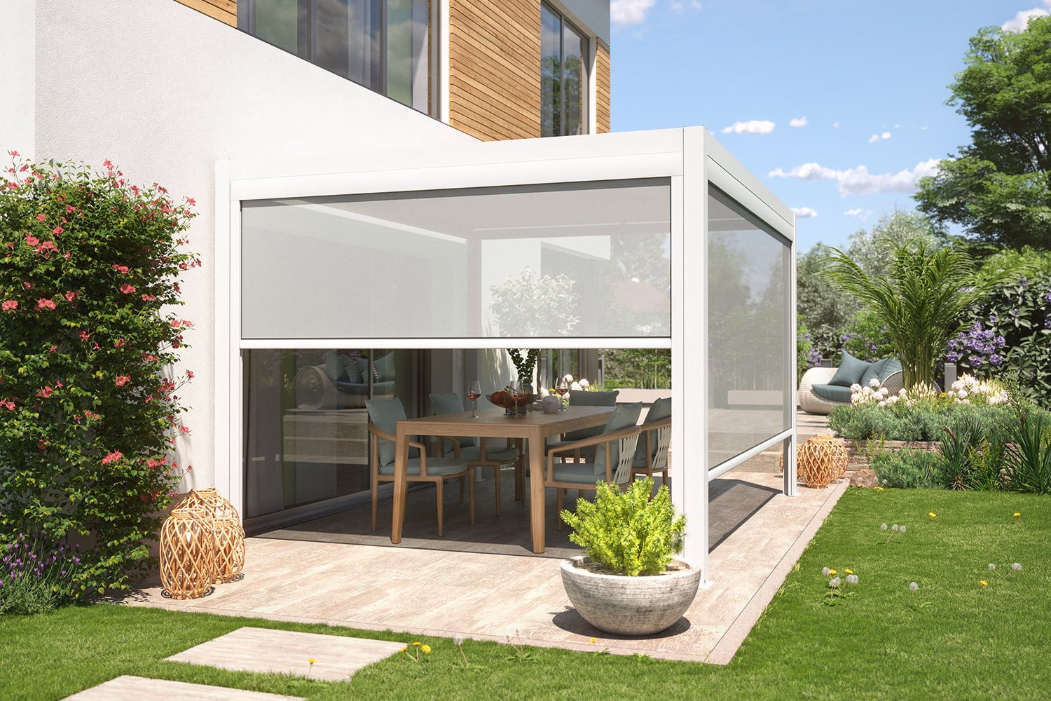empasa Pergola, Vorhang / Sonnenschutzrollo für günstig online kaufen