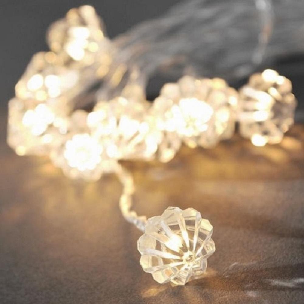 LED-Lichterkette 1404-103 LED Dekolichterkette 10er Diamant ww