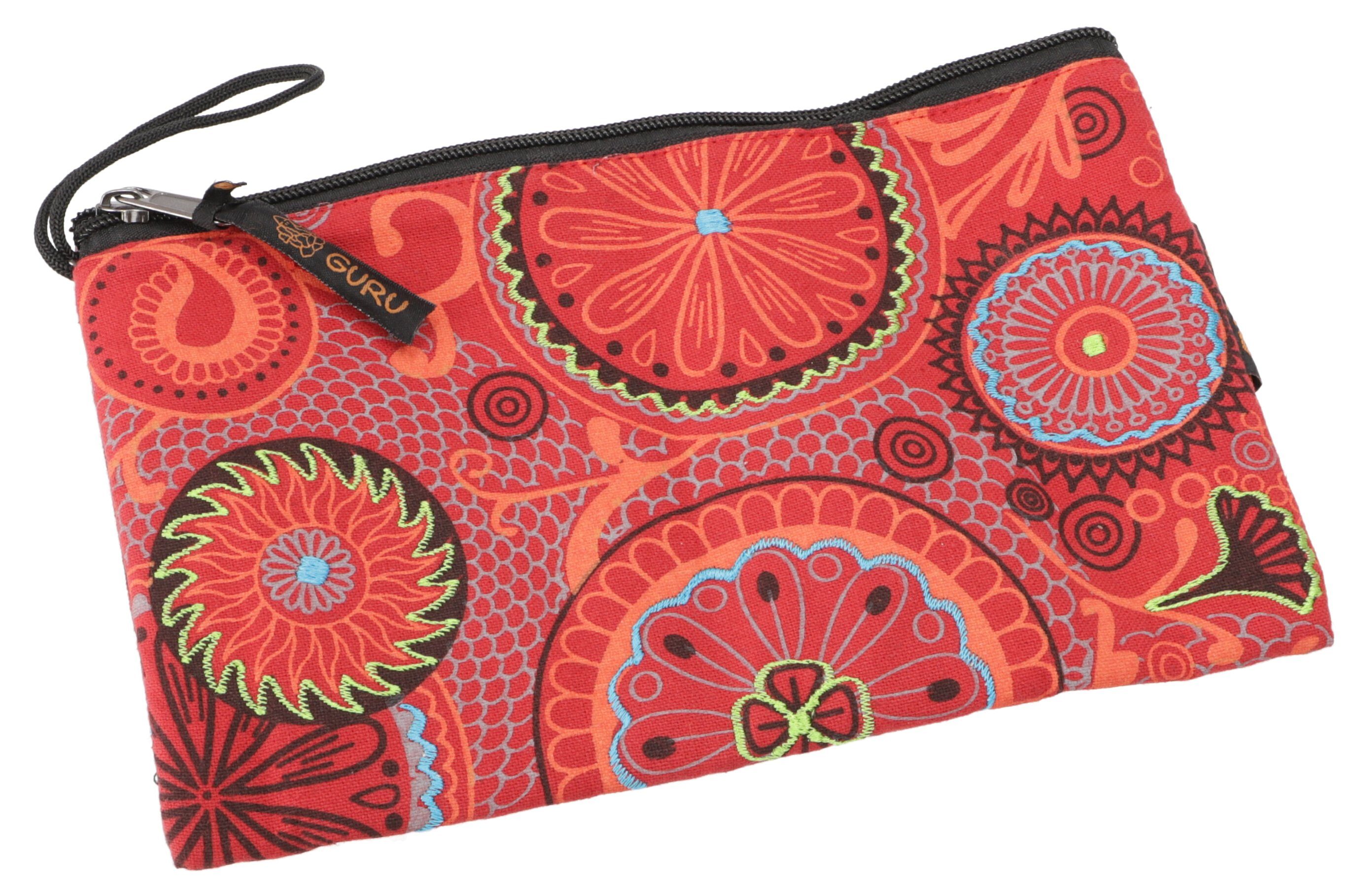 Guru-Shop Aufbewahrungstasche Boho Kosmetiktasche, Kramtäschchen aus Nepal -..
