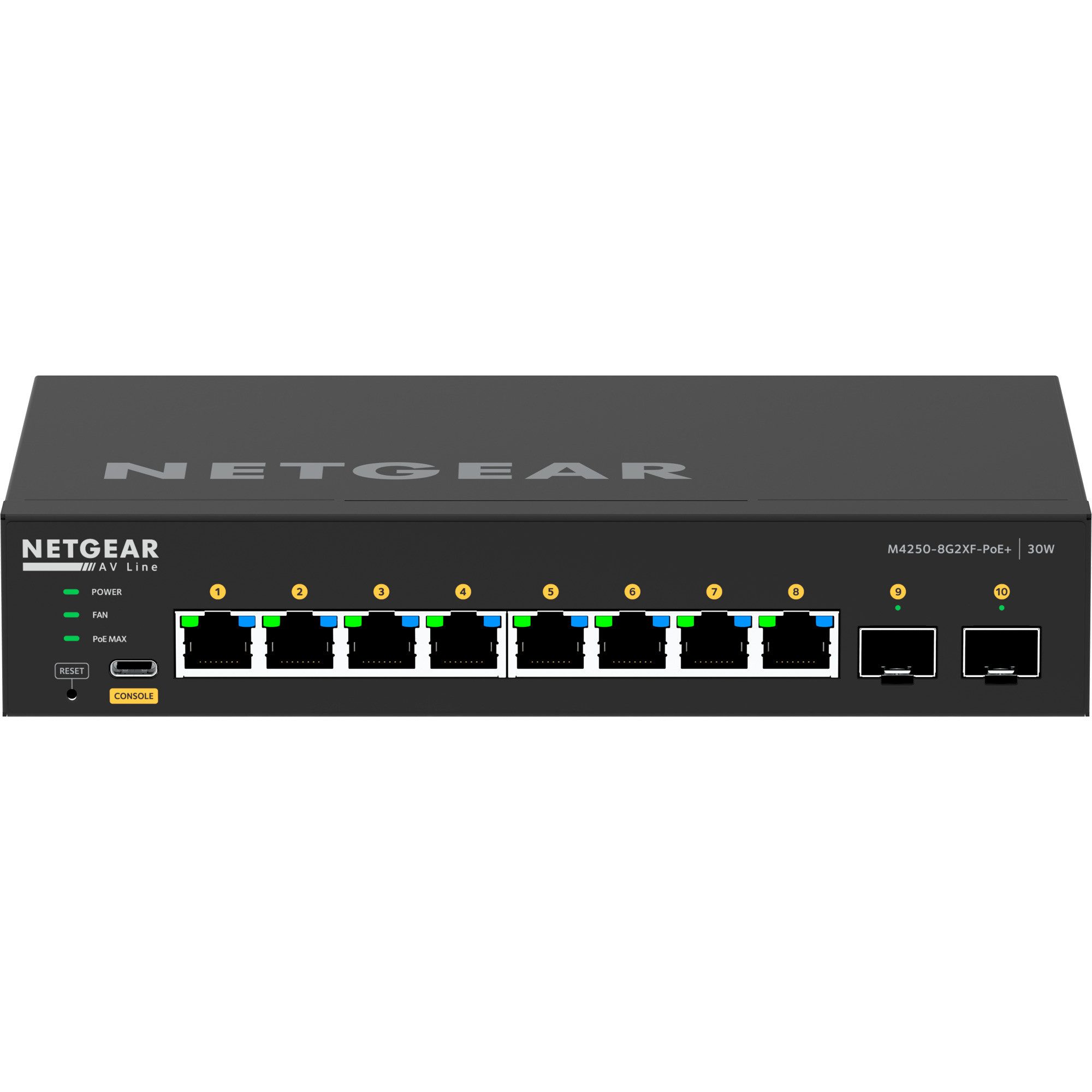 Netgear AV Line GSM4210PX, Switch Netzwerk-Switch