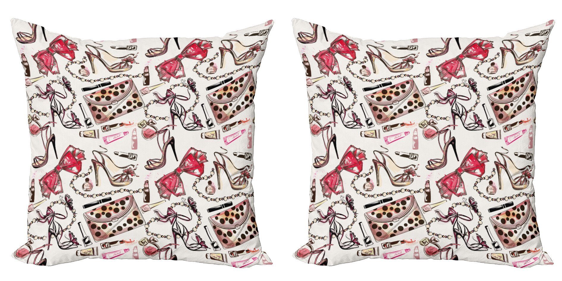 Abakuhaus Weibliche Kissenbezüge Modern (2 Doppelseitiger Accent Schönheit Stück), Digitaldruck, Artikel Mode