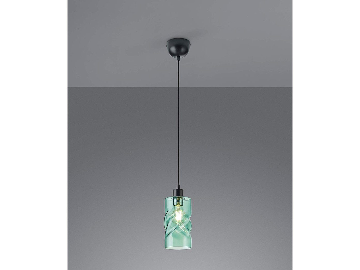 TRIO Pendelleuchte, mit Glas Lampen-schirm Türkisfarbig, einflammig für  über Esstisch, Kochinsel, Esszimmertisch online kaufen | OTTO