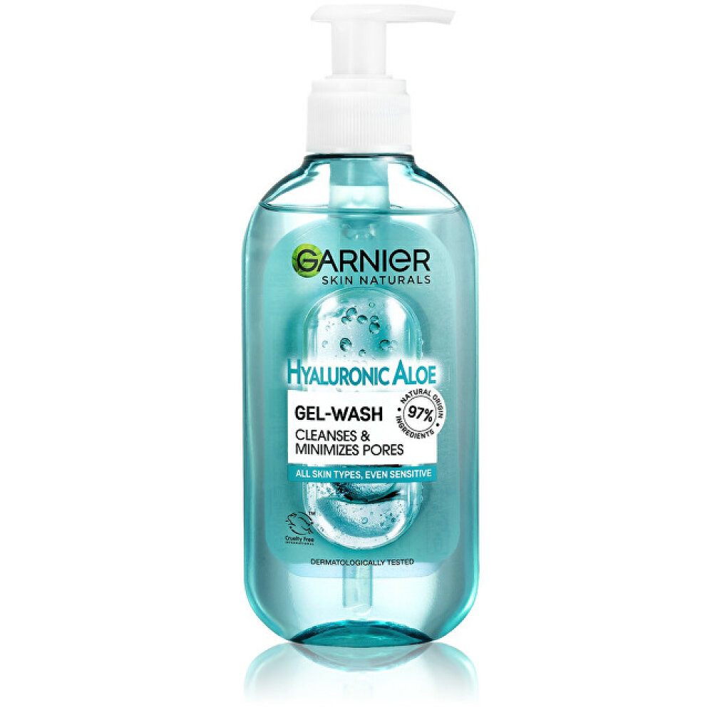 GARNIER Gesichts-Reinigungsschaum Garnier Haut Naturals Hyaluronic Aloe Reinigungsgel Spender