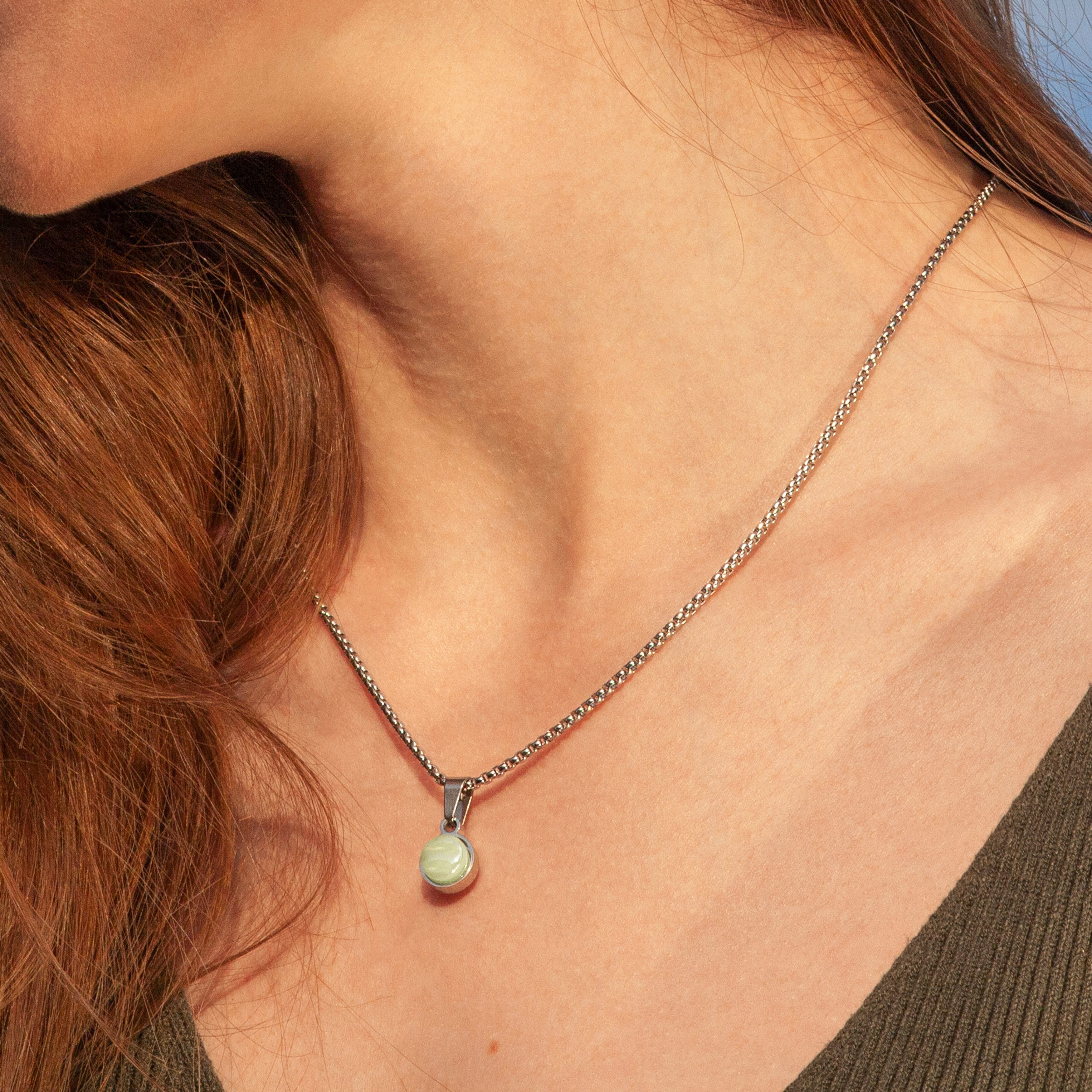ALEXASCHA Charm-Kette Kurze Edelstahlkette mit Anhänger günstig online kaufen