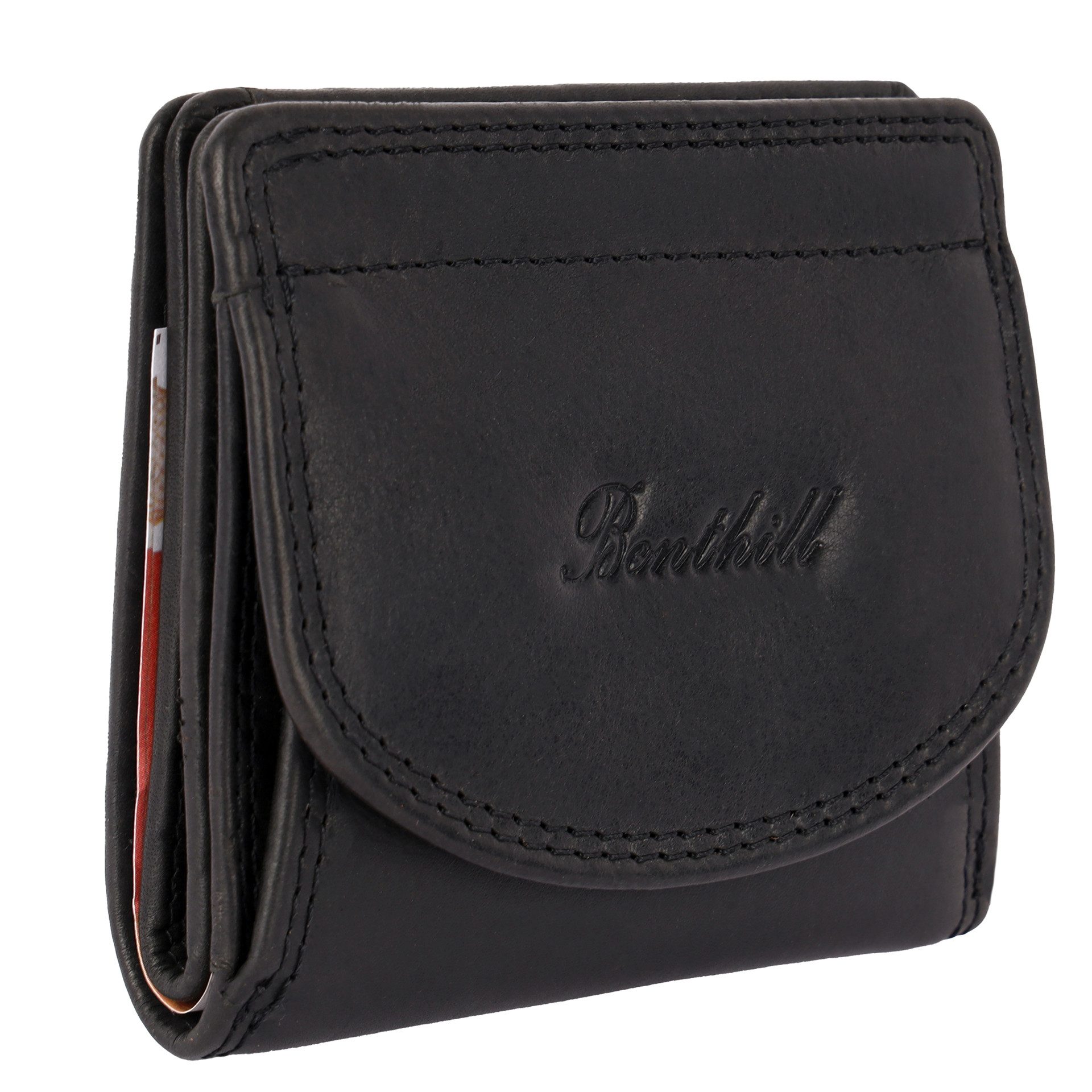 Benthill Geldbörse Klein Echt Leder Wiener Schachtel Portemonnaie Minibörse günstig online kaufen