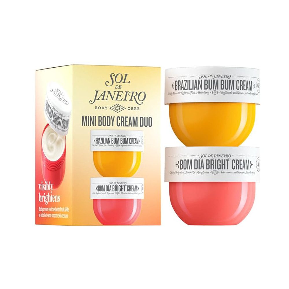 Sol de Janeiro Pflege-Geschenkset Sol De Janeiro Mini Body Cream Duo, 2-tlg., Feuchtigkeitsspendende Körpercreme im praktischen Duo