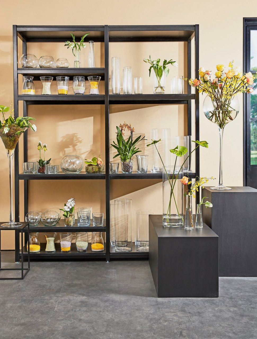 Mica Decorations Dekovase Mica Vase Charly Zylinder Glas 48 x 19 cm günstig online kaufen