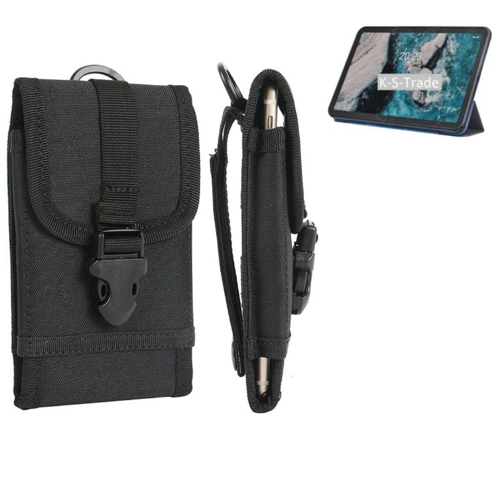 K-S-Trade Handyhülle für Nokia T20 4G, Handyhülle Gürteltasche Holster Handytasche Gürtel Tasche