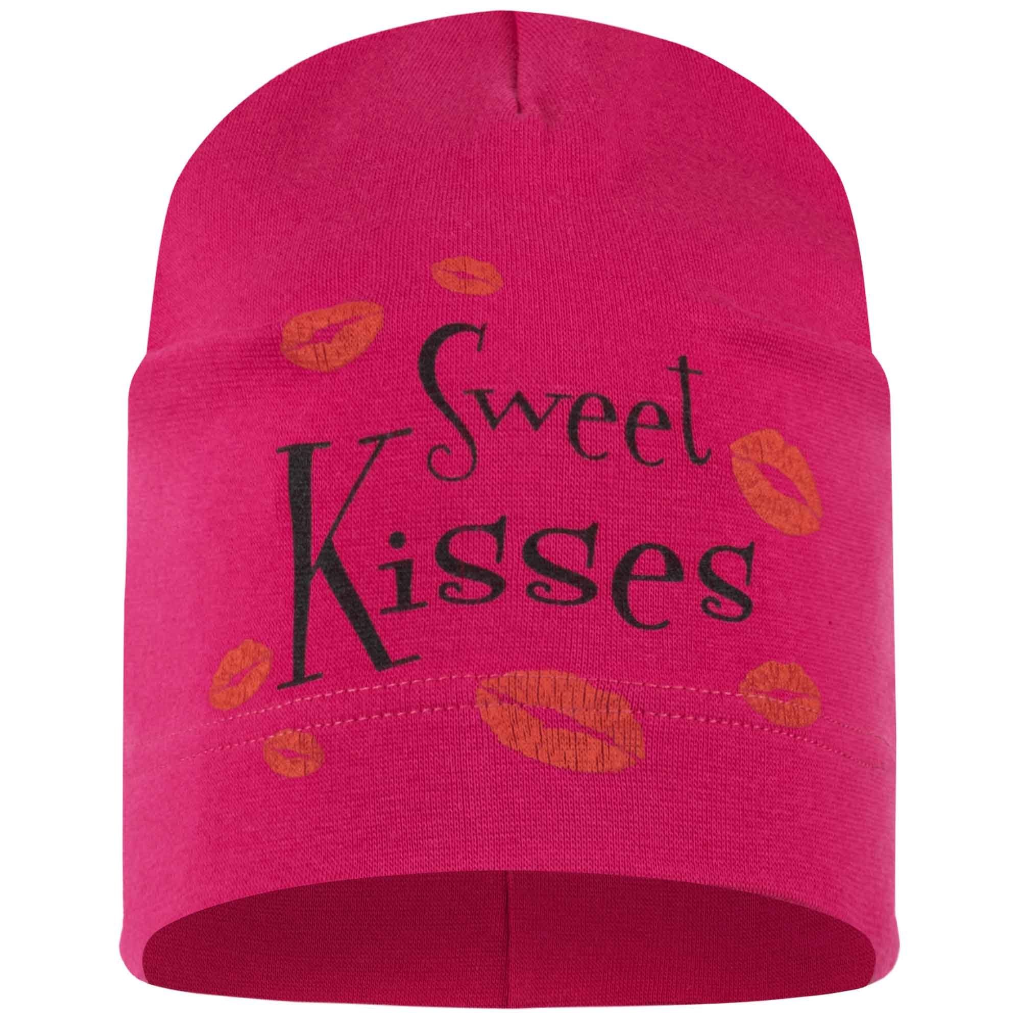 Smarilla Jerseymütze Übergangsmütze Beanie Kindermütze Sweet Kisses_Pink