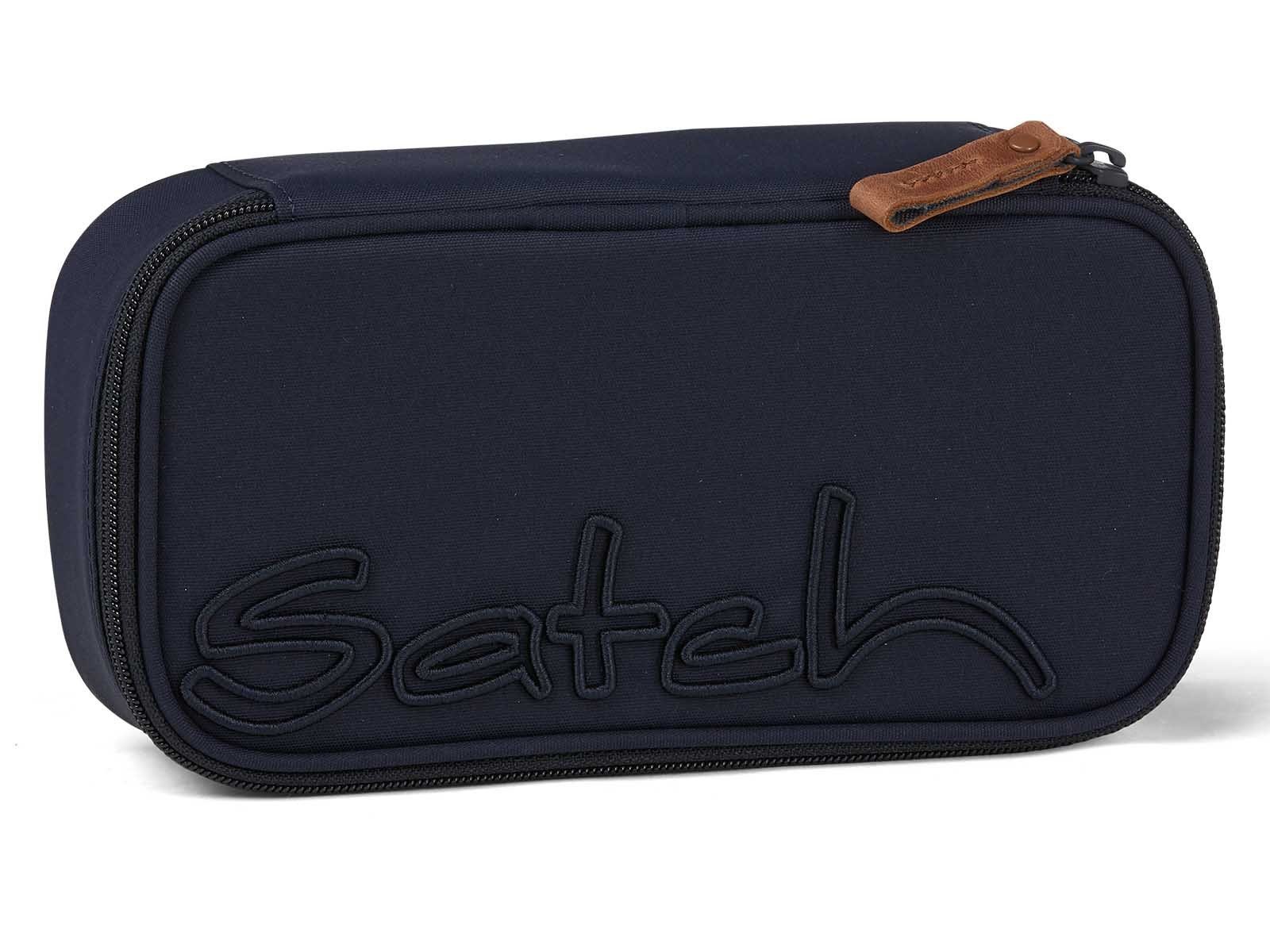 Satch Federmäppchen Schlamperbox, (1-tlg), inklusive Geodreieck Nordic Blue