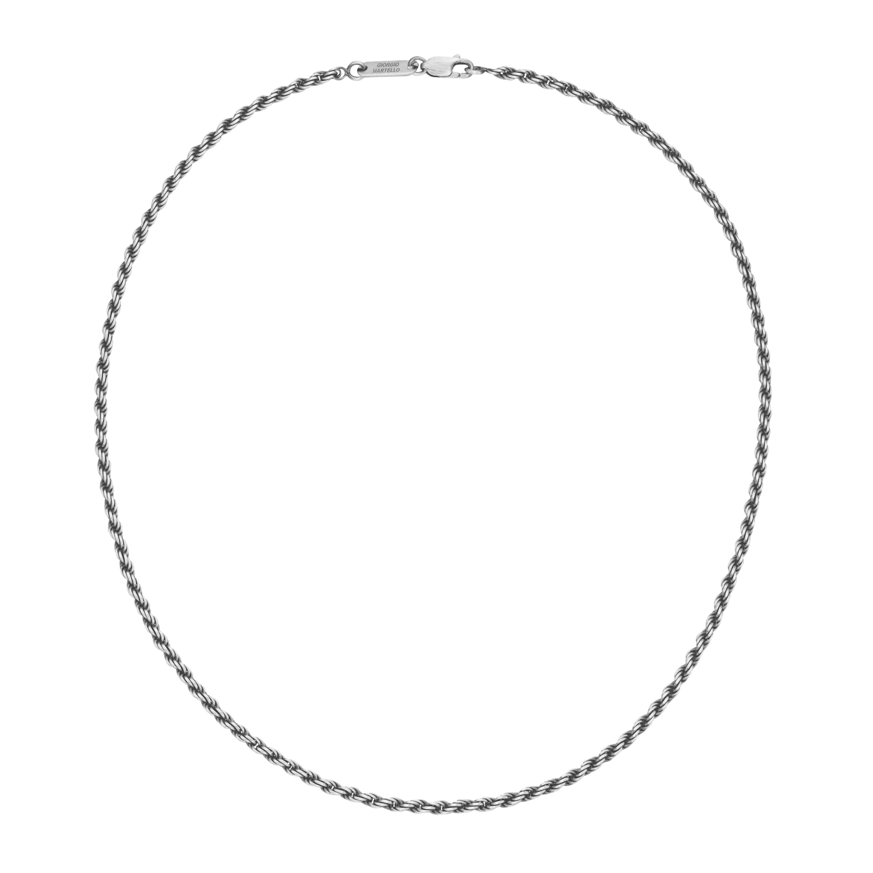 GIORGIO MARTELLO MILANO Silberkette Kordelkette, massiv, günstig online kaufen