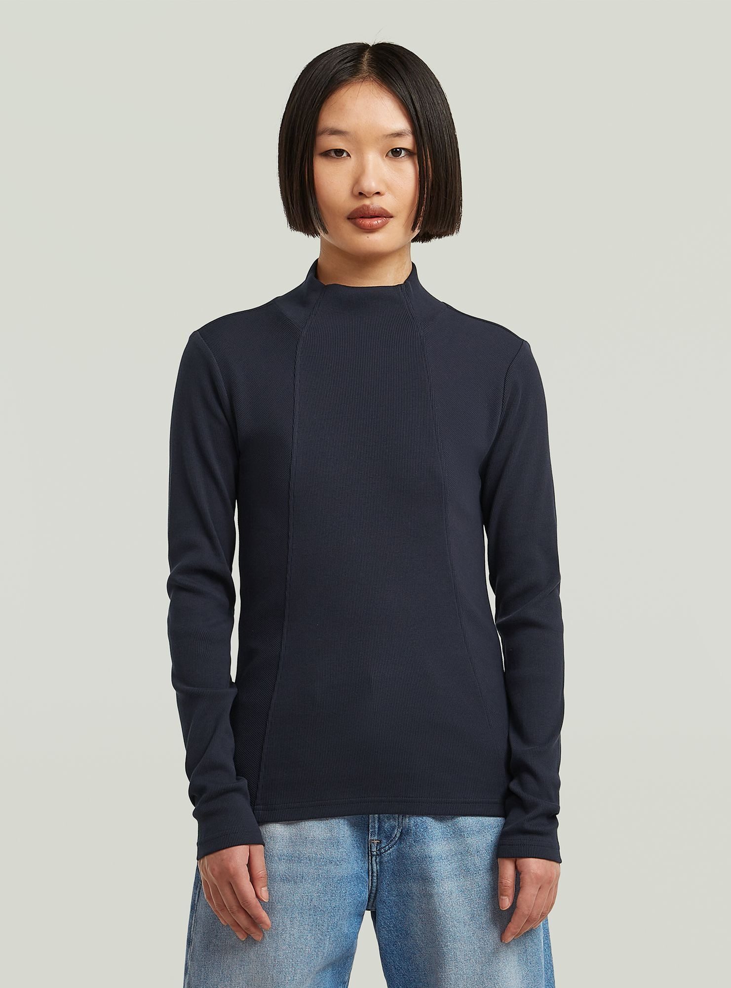 G-STAR T-Shirt A-Line Slim Mock T-Shirt