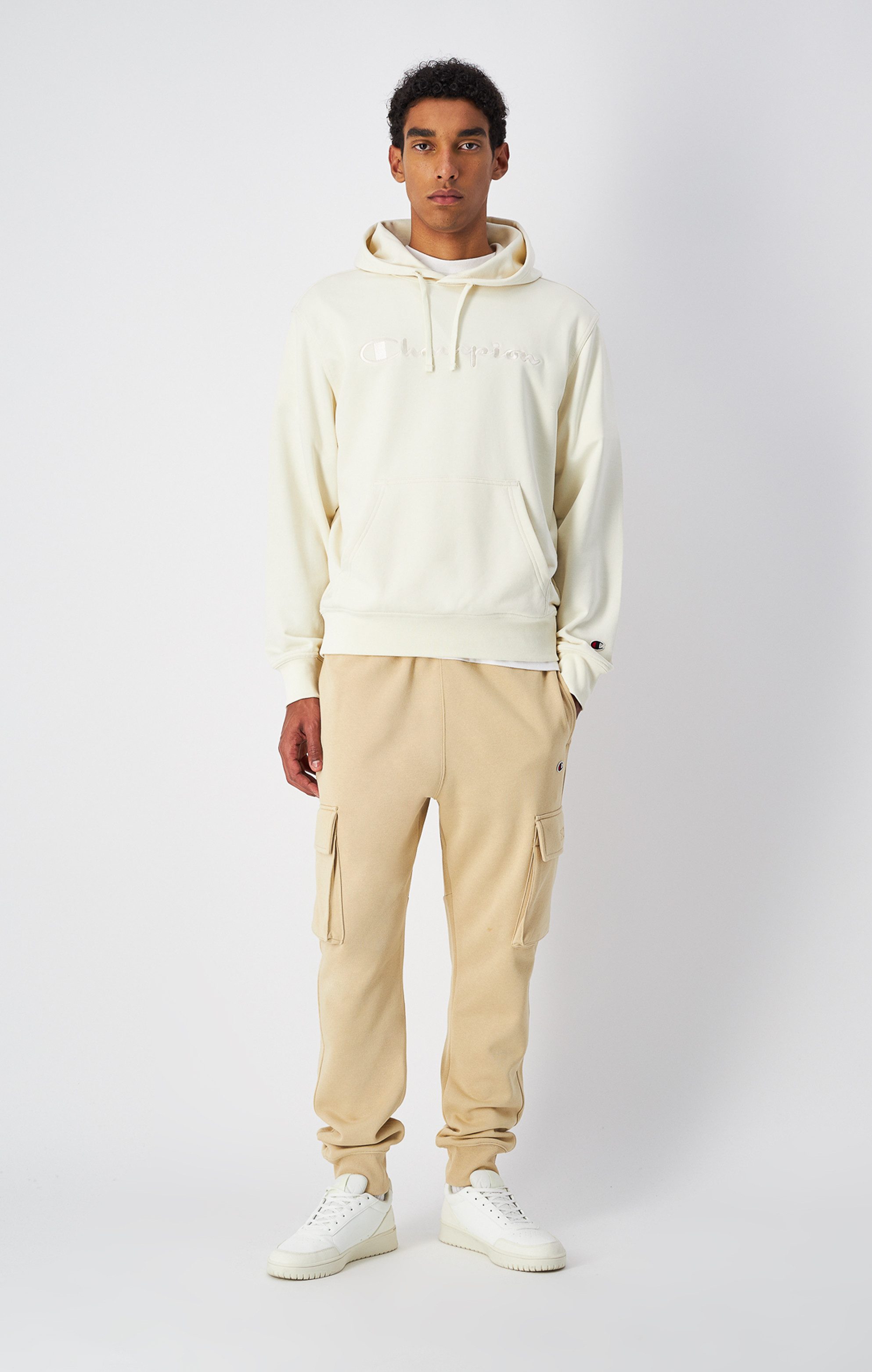 Champion Kapuzensweatshirt ICONS TONAL Terry Hoodie with Big Logo für sportliche Aktivitäten, sportlicher Stil, mit Kapuze