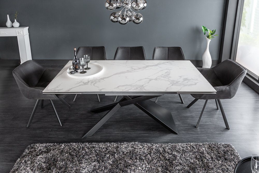 riess-ambiente Esstisch EUPHORIA 180-220-260cm weiß / günstig online kaufen
