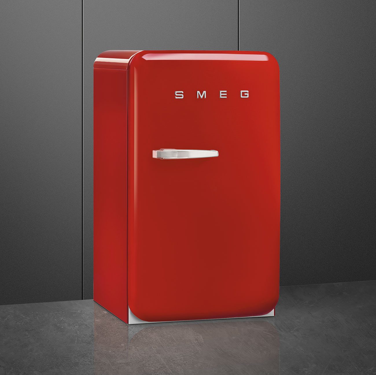 Smeg Kühl-/Gefrierkombination FAB10RRD6, 97.0 cm hoch, 54.5 cm breit, Retro-Design, Kompakter Kühlschrank mit intergriertem Gefrierfach