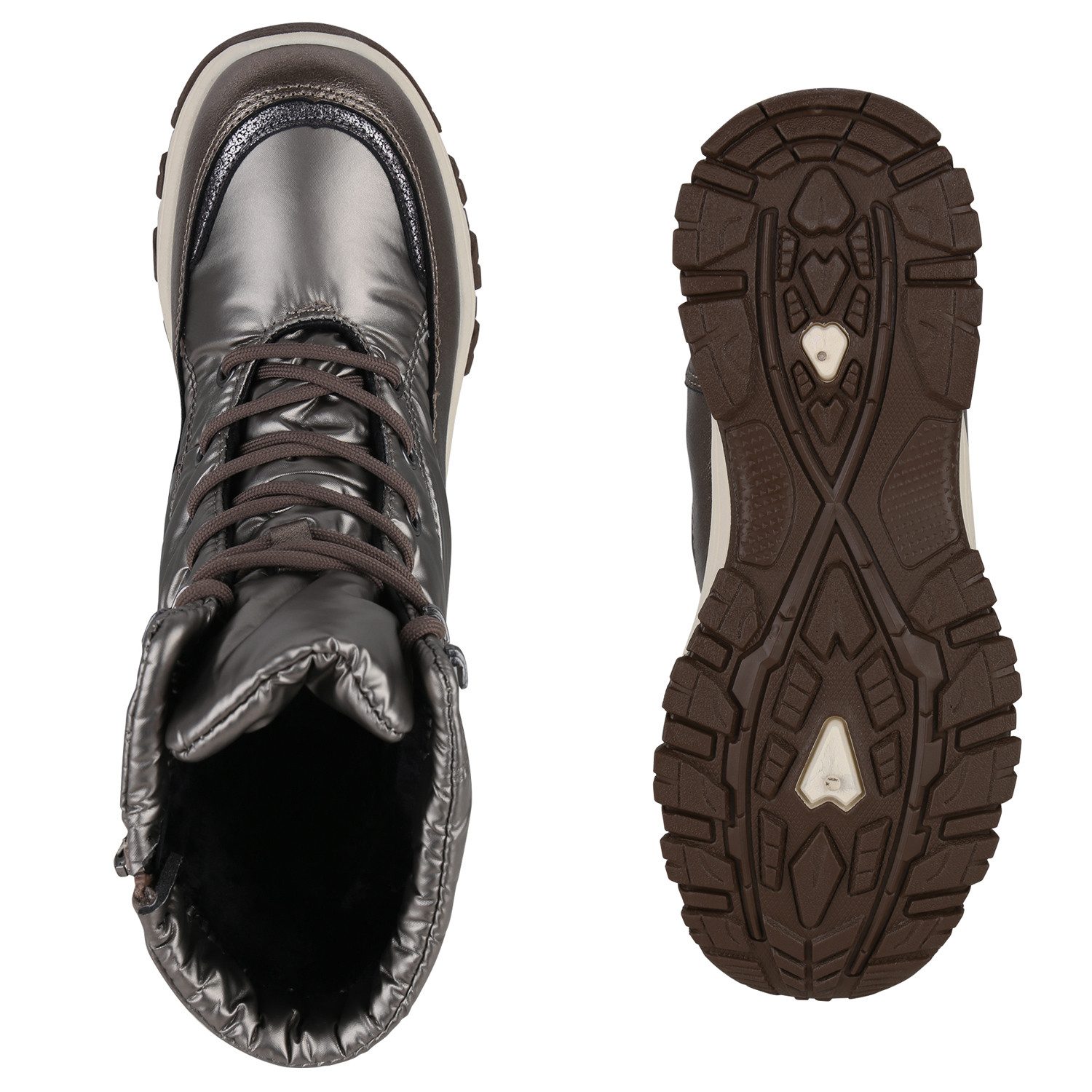 VAN HILL 840894 Outdoorschuh Damen Warm Gefütterte Outdoor Stiefeletten Met günstig online kaufen