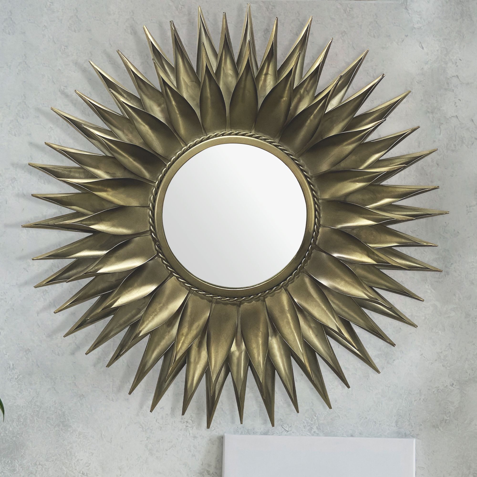KADIMA DESIGN Spiegel Wandspiegel Sonne 74 günstig online kaufen