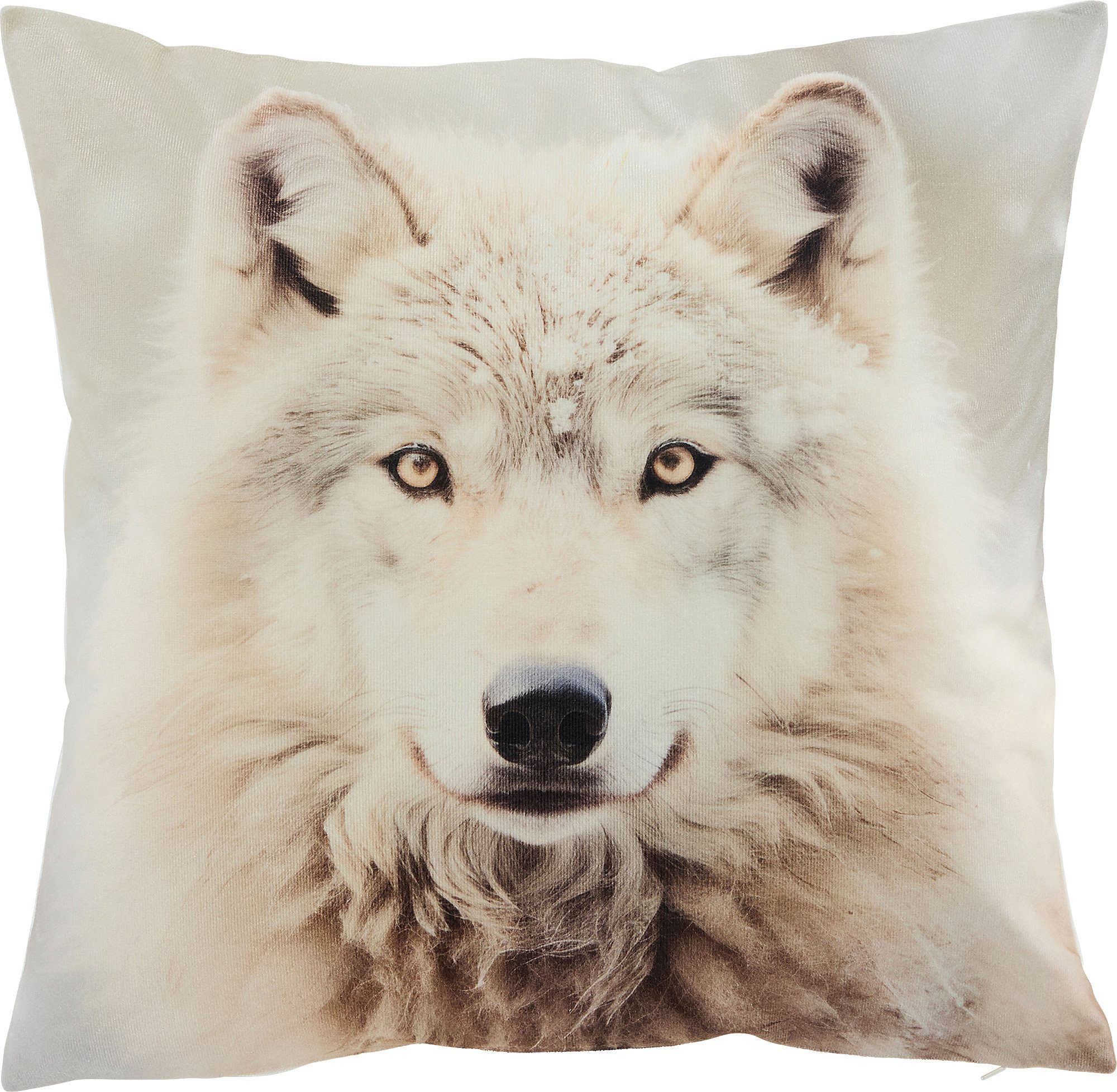 REDBEST Kissenbezug Kissenhülle "Wolf", Nicky-Velours Motiv/Tiermotive