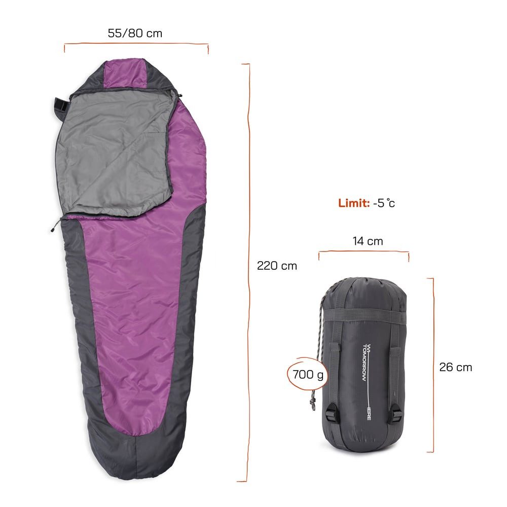 Lumaland Mumienschlafsack Where Tomorrow Camping Schlafsack günstig online kaufen