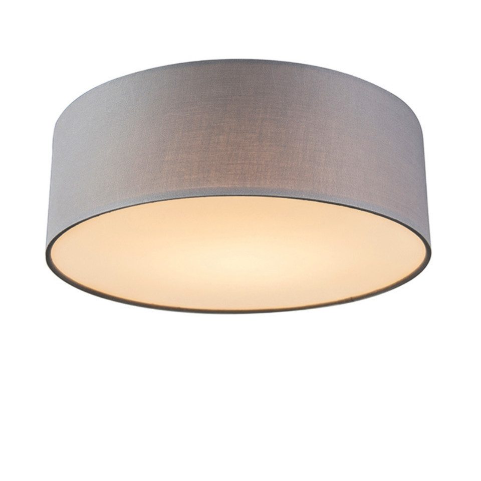 Qazqa Deckenleuchte Drum led, LED fest günstig online kaufen