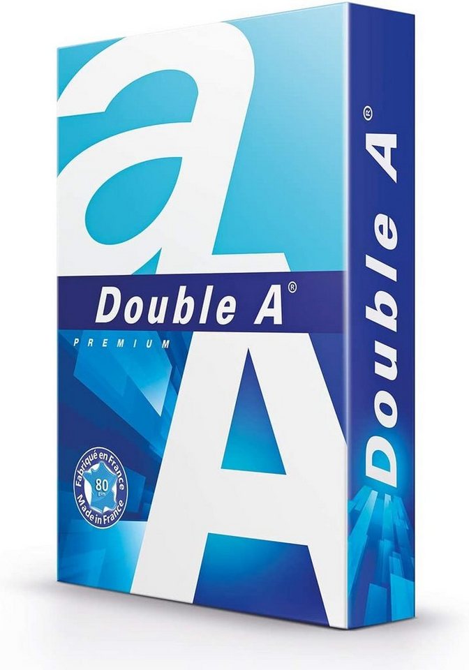 Thumbnail - DOUBLE A Drucker- und Kopierpapier Double A Premium Papier 80g/m² DIN-A4 weiß 500 Blatt