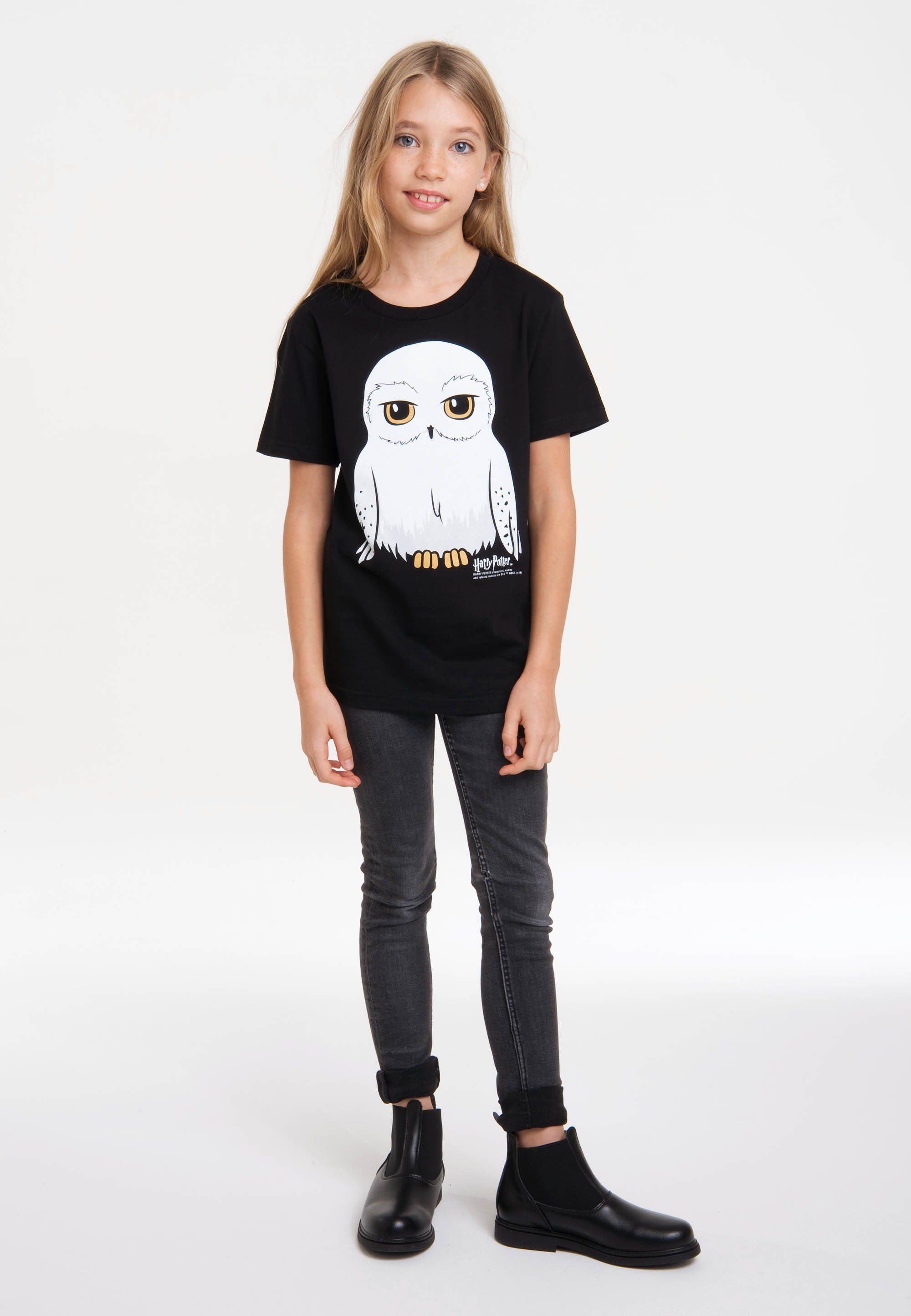 LOGOSHIRT – mit Hedwig Potter lizenziertem T-Shirt Print Harry