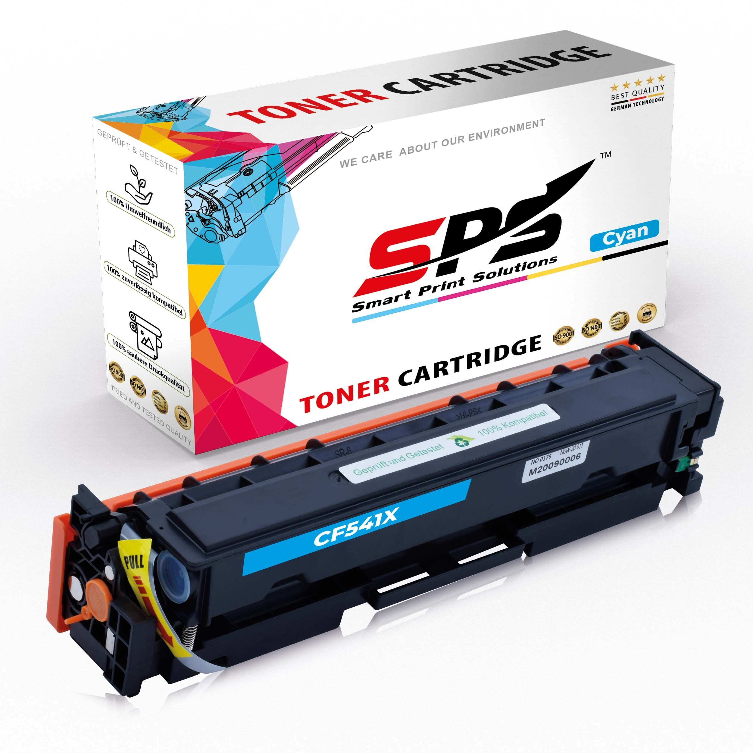 SPS Tonerkartusche Kompatibel für HP Color Laserjet Pro M254DW / CF541X / 203X Toner Cyan, (1er Pack, 1-St., 1 x Toner (Für HP CF541X Cyan)