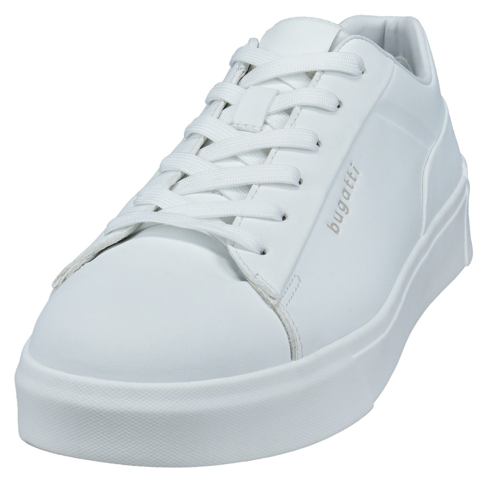 bugatti Plateausneaker, Freizeitschuh, Halbschuh, Schnürschuh mit seitliche günstig online kaufen